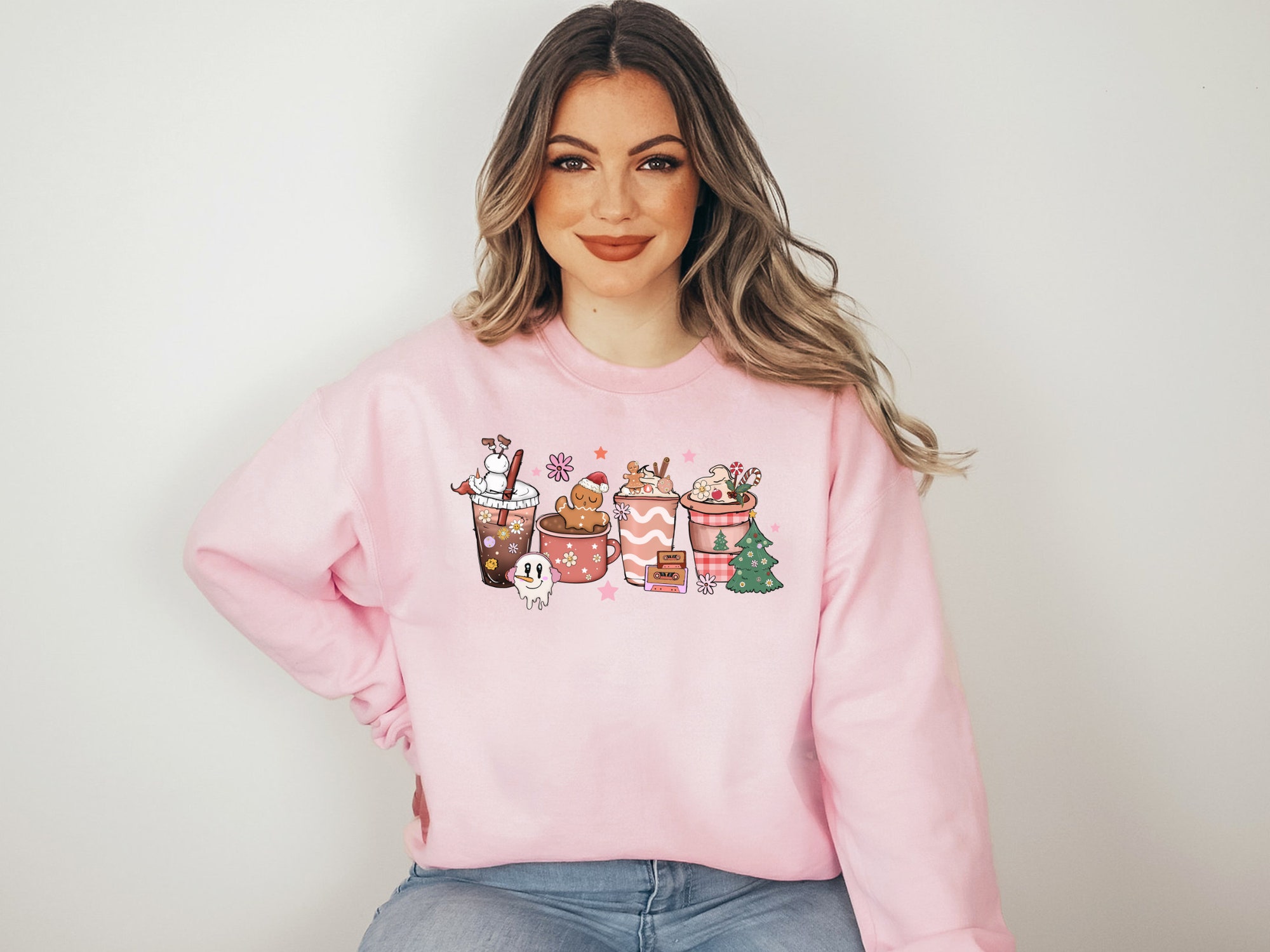 Gingerbread Christmas Coffee Shirt - Cozy Holiday Sweater Collection image 1