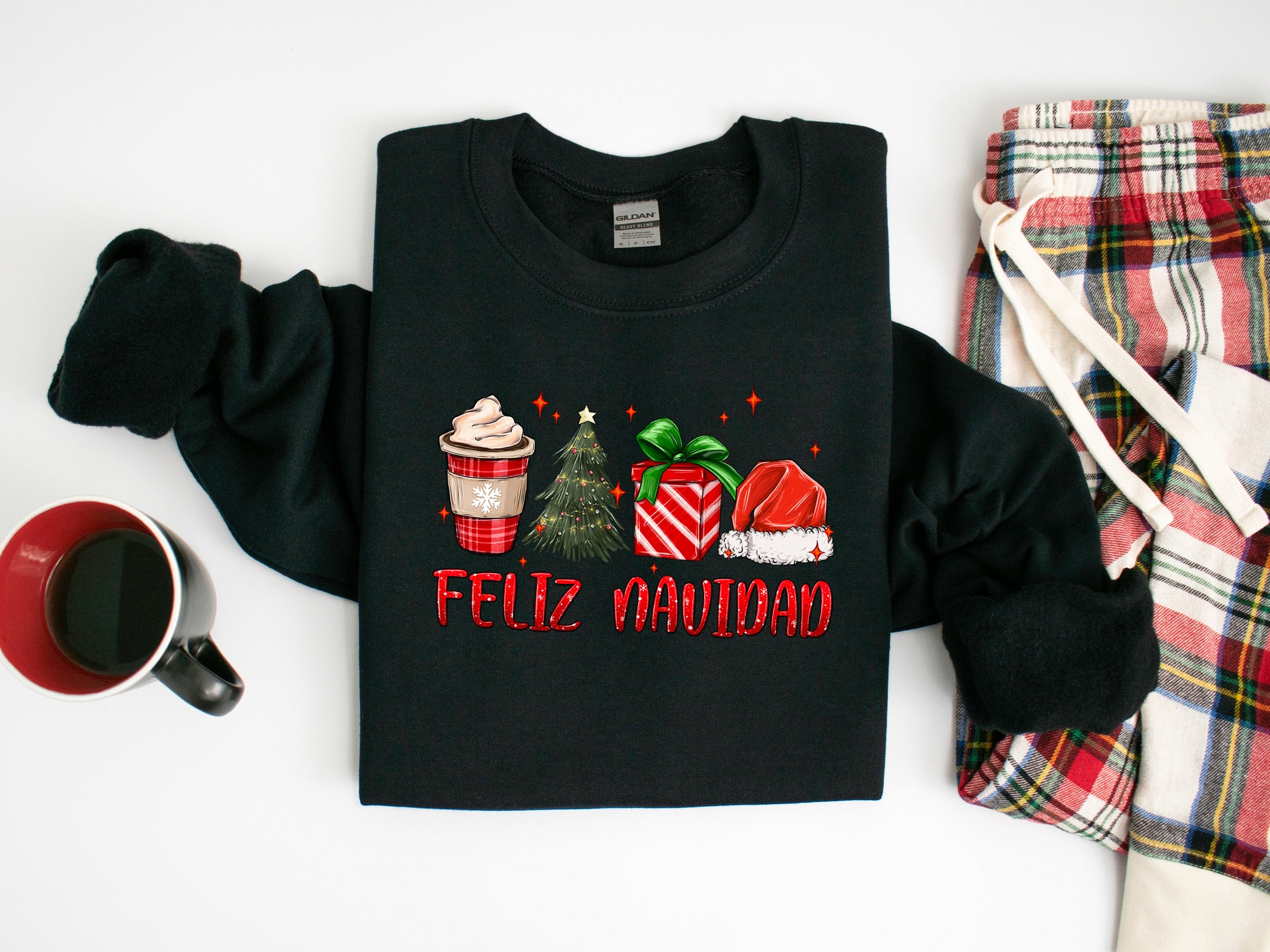 Feliz Navidad - Matching Spanish Christmas Shirts image 1