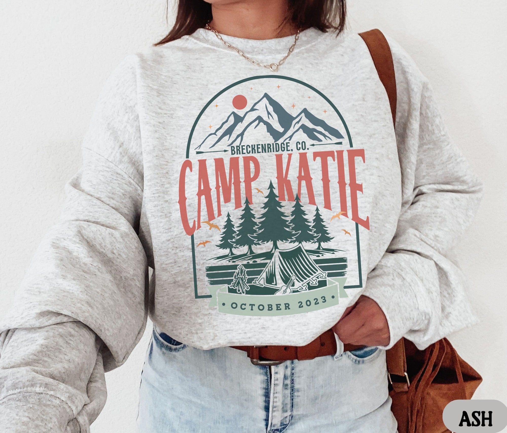 Vintage Camping Bachelorette Sweatshirts - Mountain Bride Tees image 3