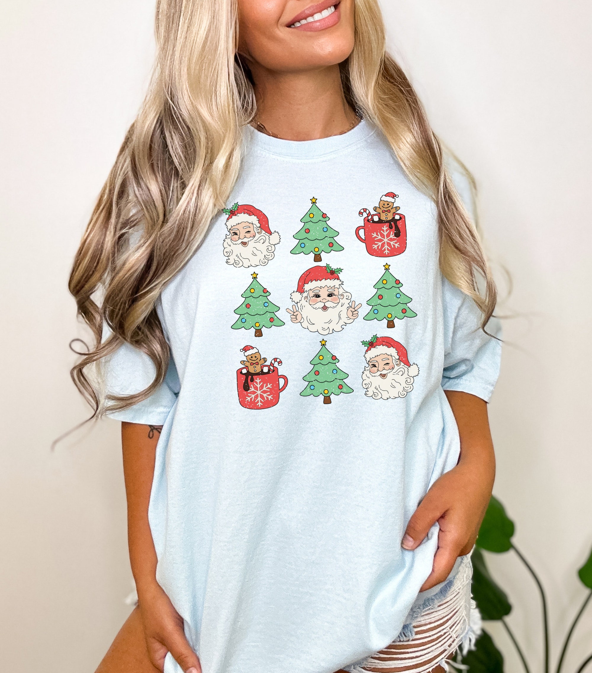 Retro Christmas Shirt - Festive Graphic Tees image 4