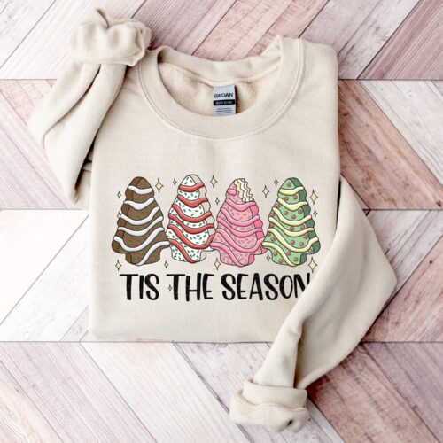 Tis The Season Christmas Sweatshirt - Festive Holiday Collection image 0