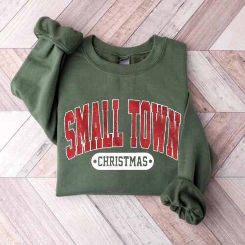 Small Town Christmas Sweatshirt | Country Holiday Sweater & Gifts image 0