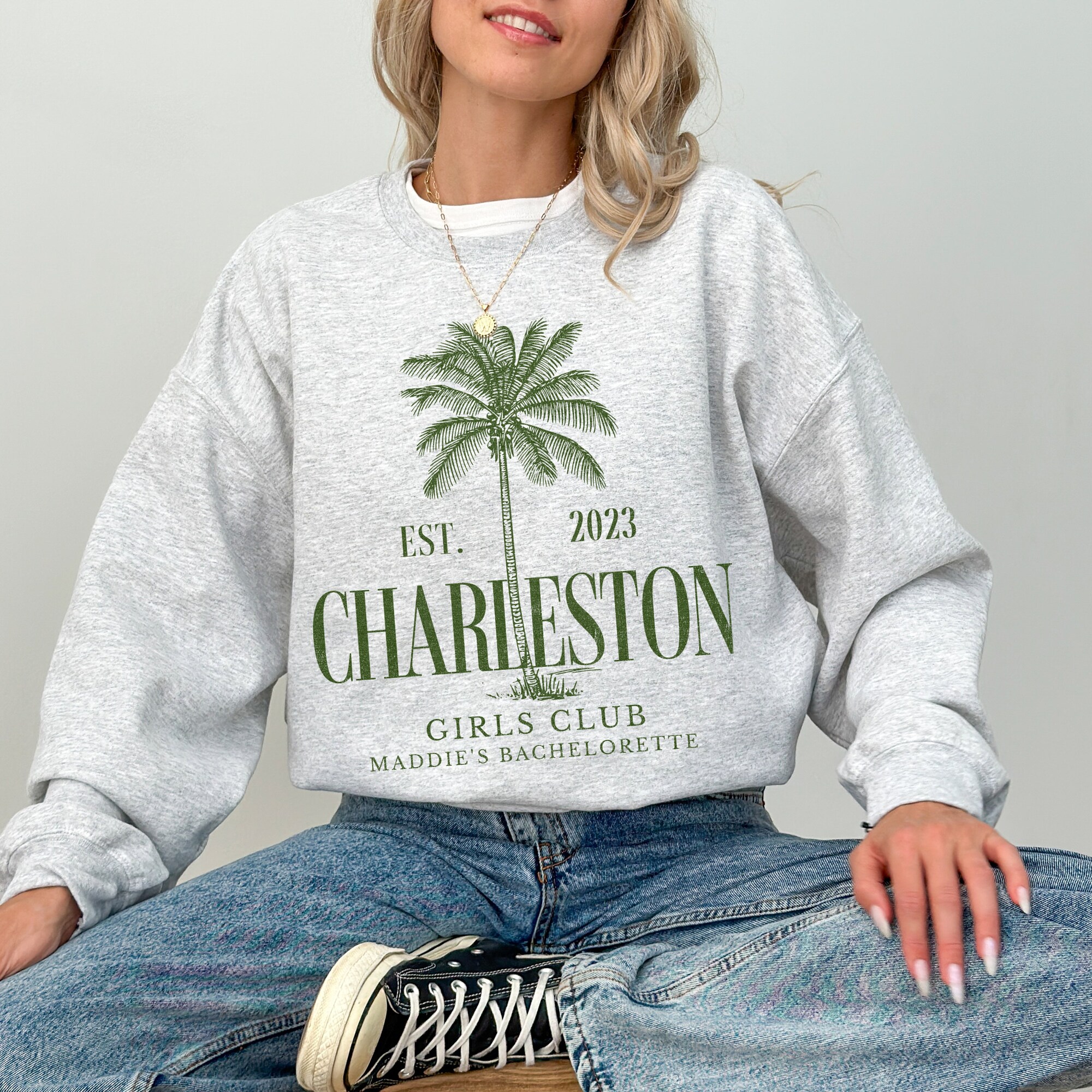 Charleston Bachelorette Crewnecks & Custom Bridal Party Gifts image 2