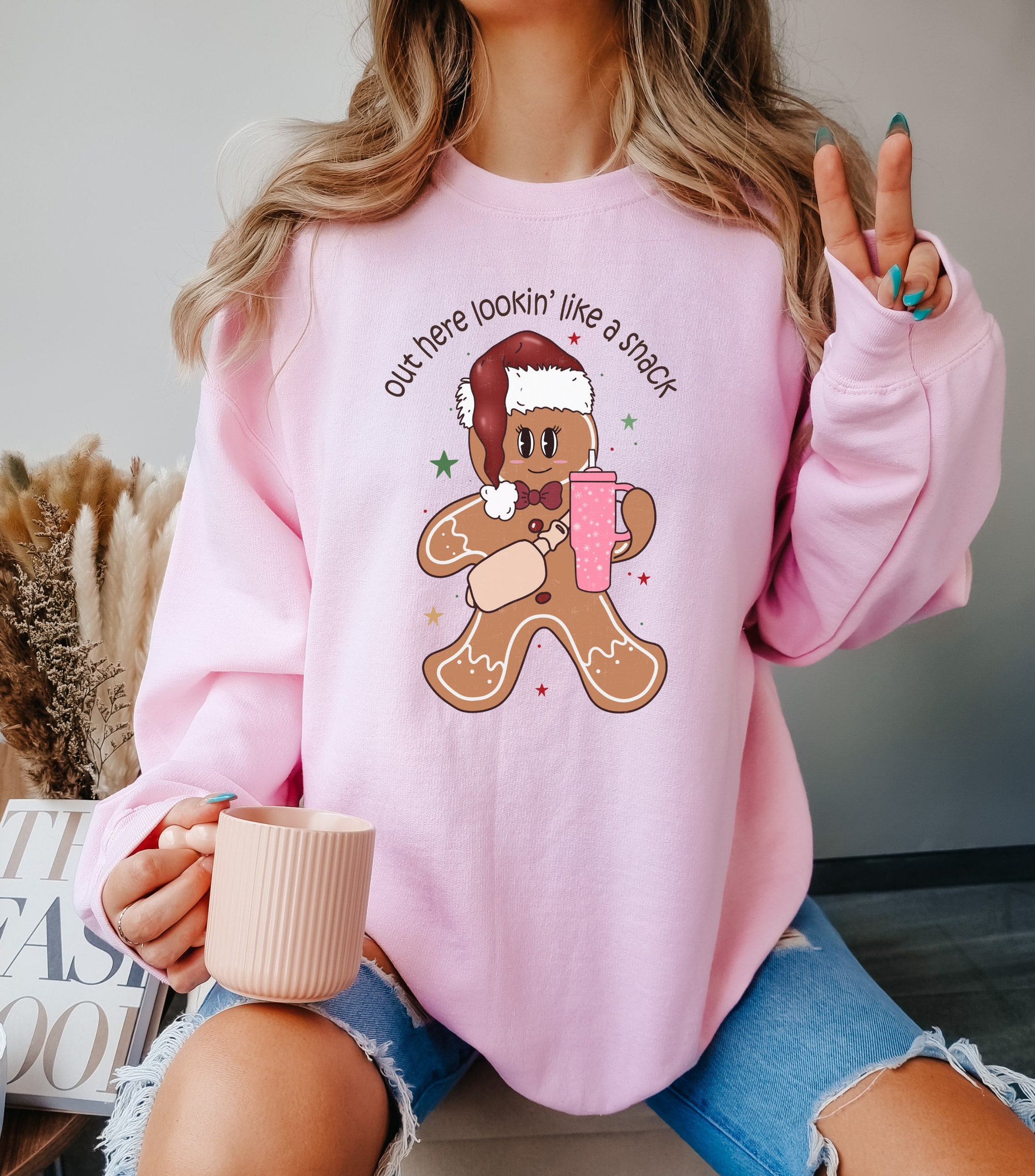 Snack Sweatshirt: Boujee Christmas Party Fashion image 2