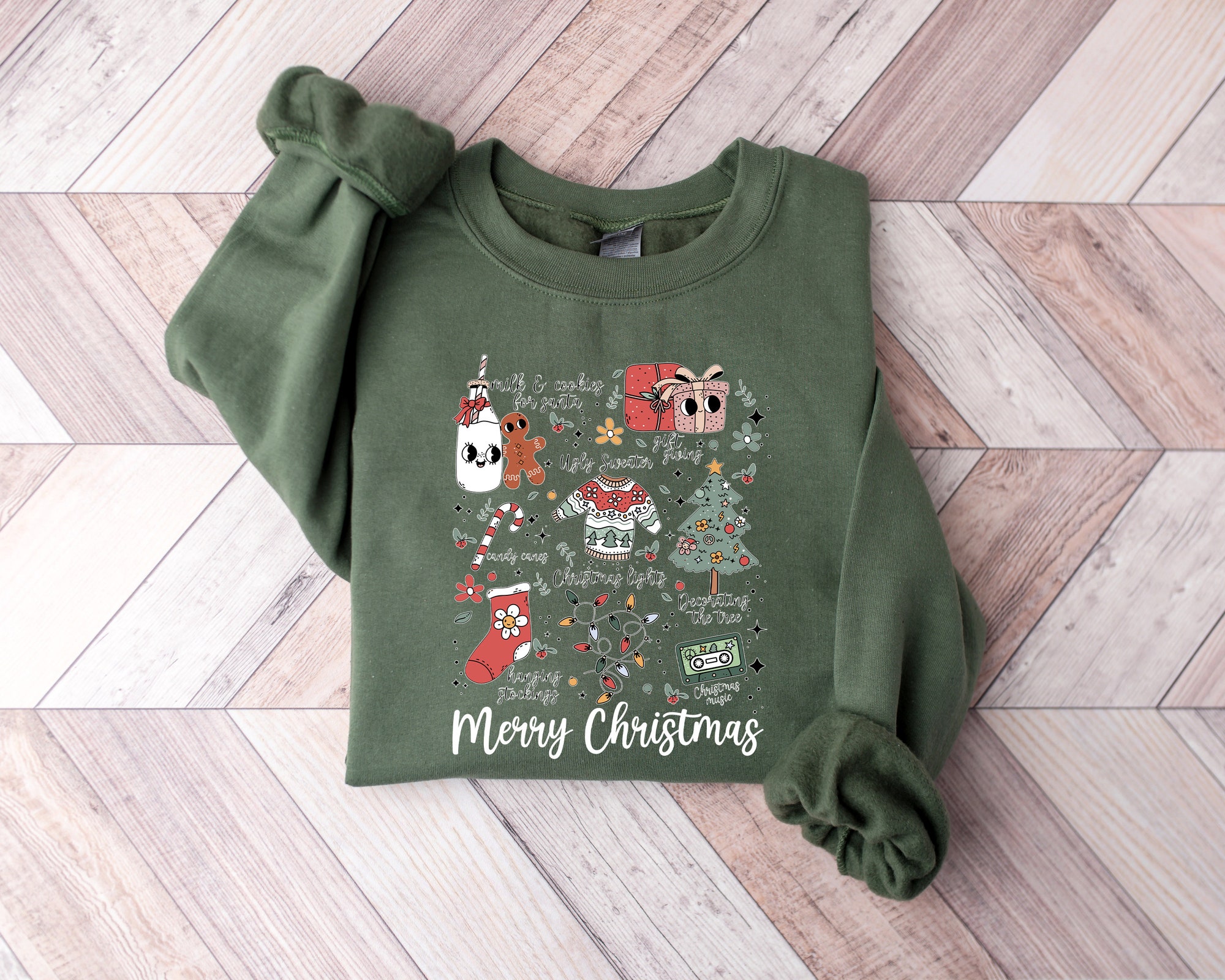 Christmas Sweatshirt | Women's Christmas Gift image 1