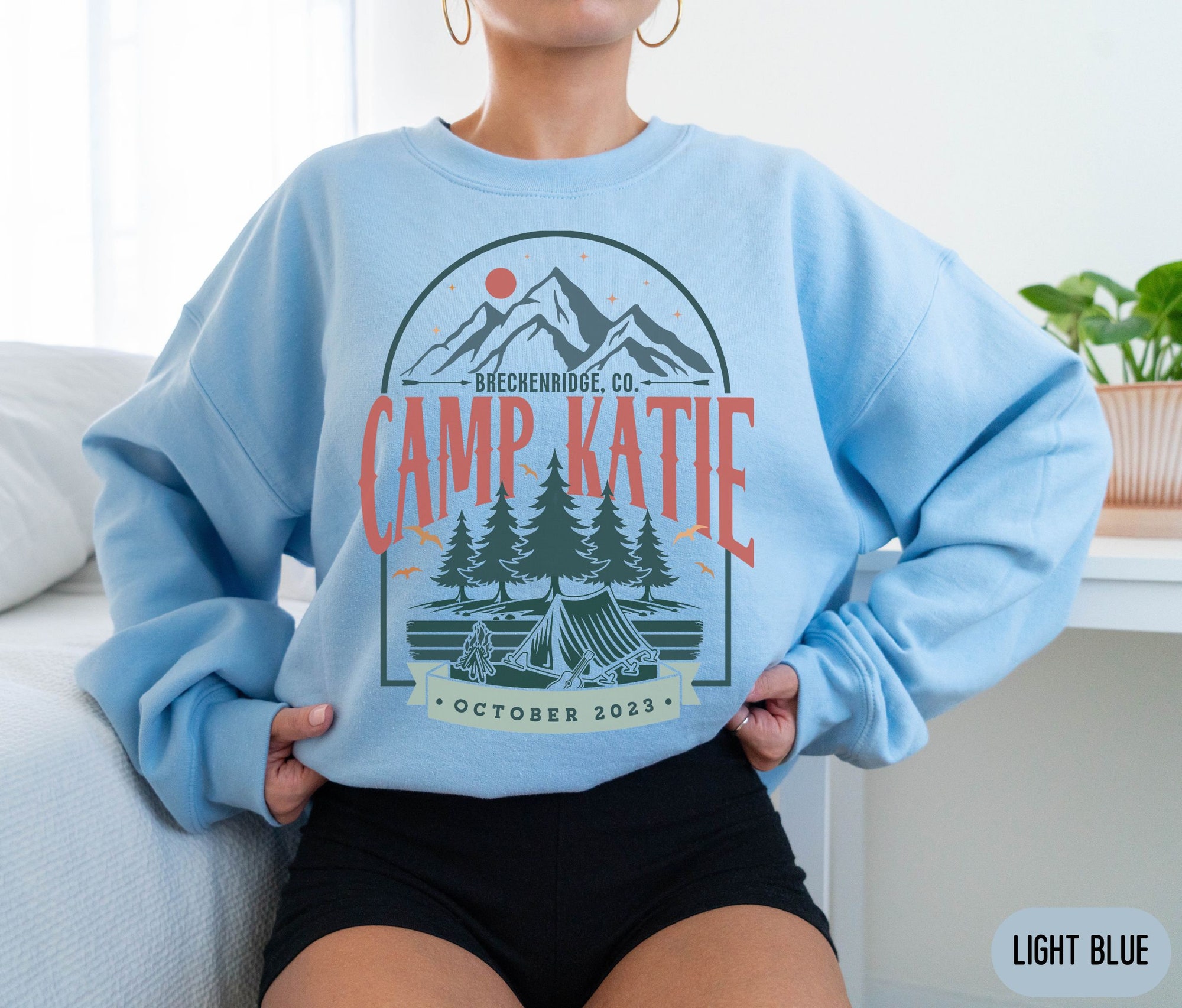 Vintage Camping Bachelorette Sweatshirts - Mountain Bride Tees image 4