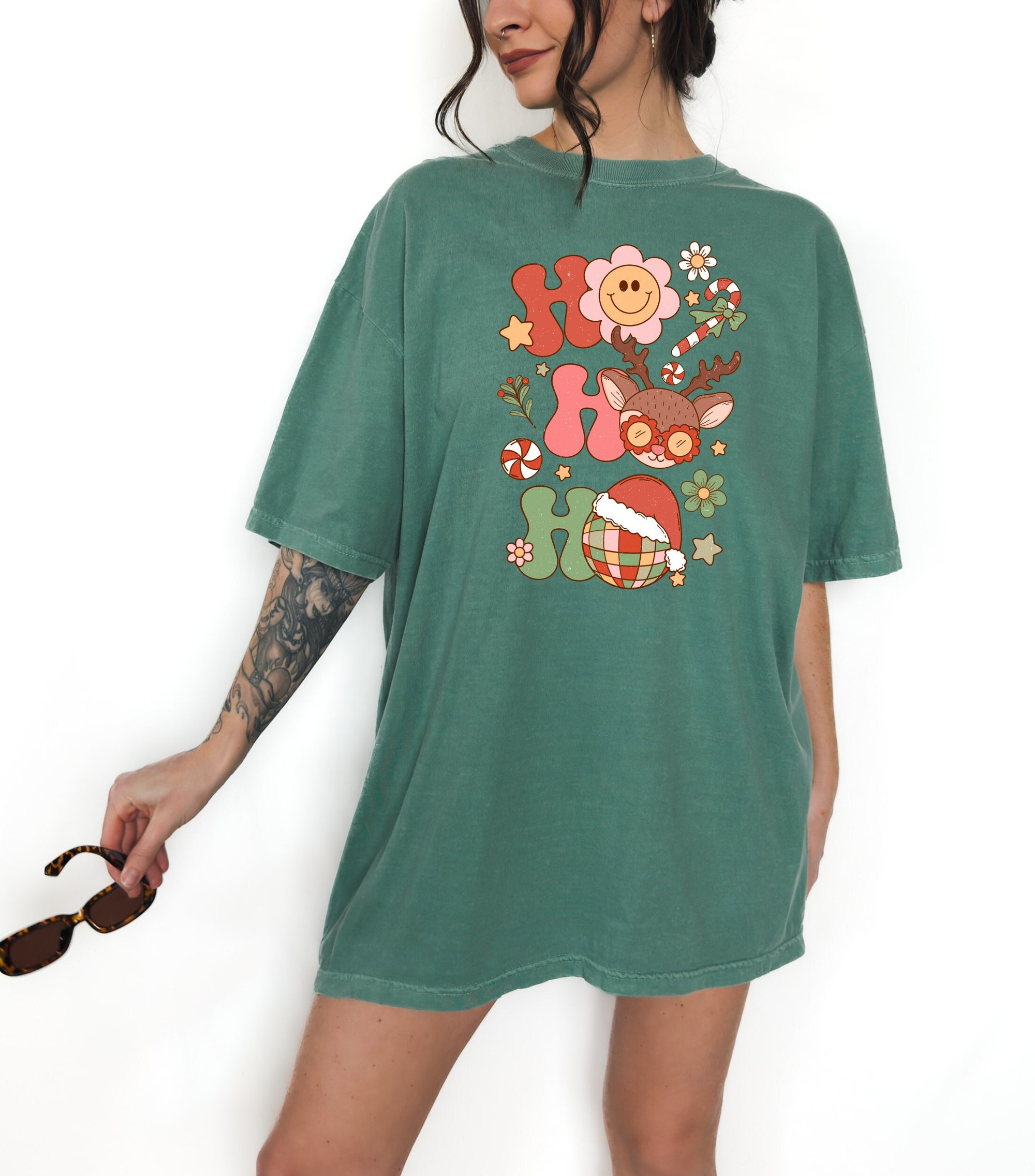 Santa Shirts - Xmas Gift Festive Holiday Wear Merry Christmas image 0