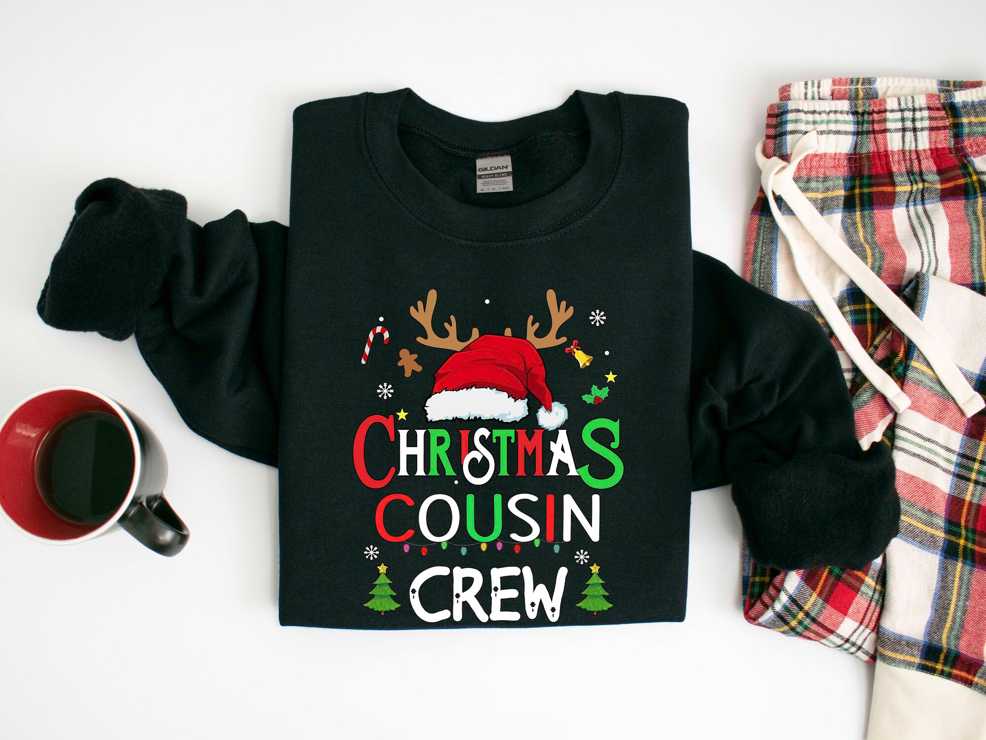 Christmas Cousin Crew Shirt | Family Holiday Tee & Gift image 1