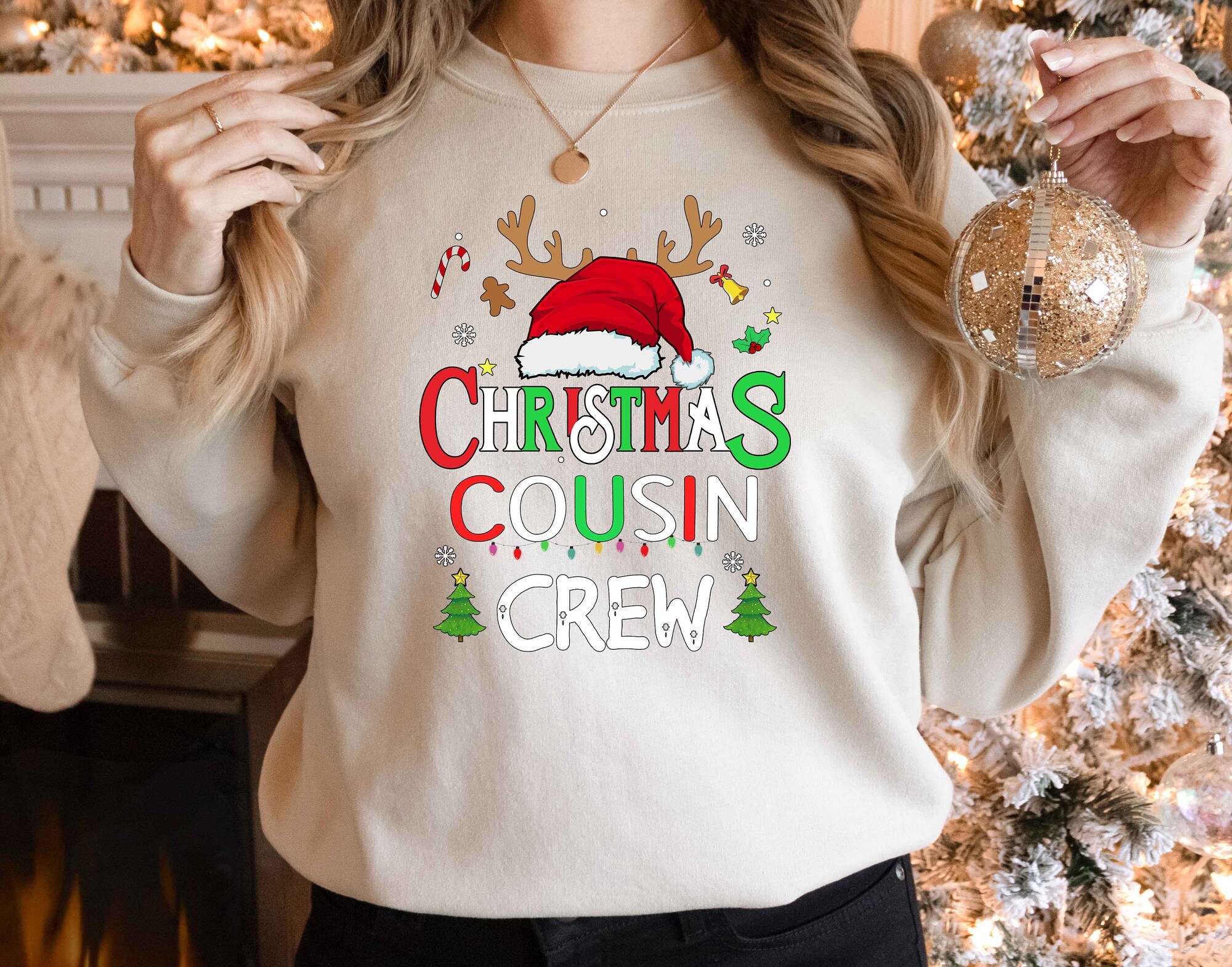 Christmas Cousin Crew Shirt | Family Holiday Tee & Gift image 3