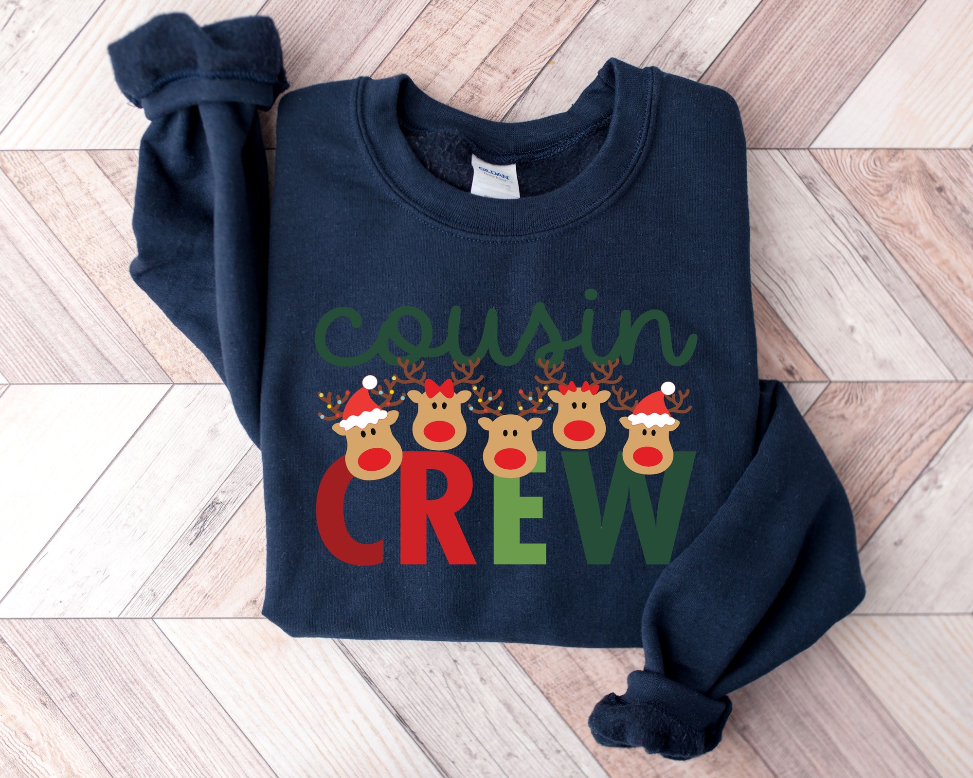 Christmas Cousin Crew Shirt | Holiday Cousin's Gift Tee image 3