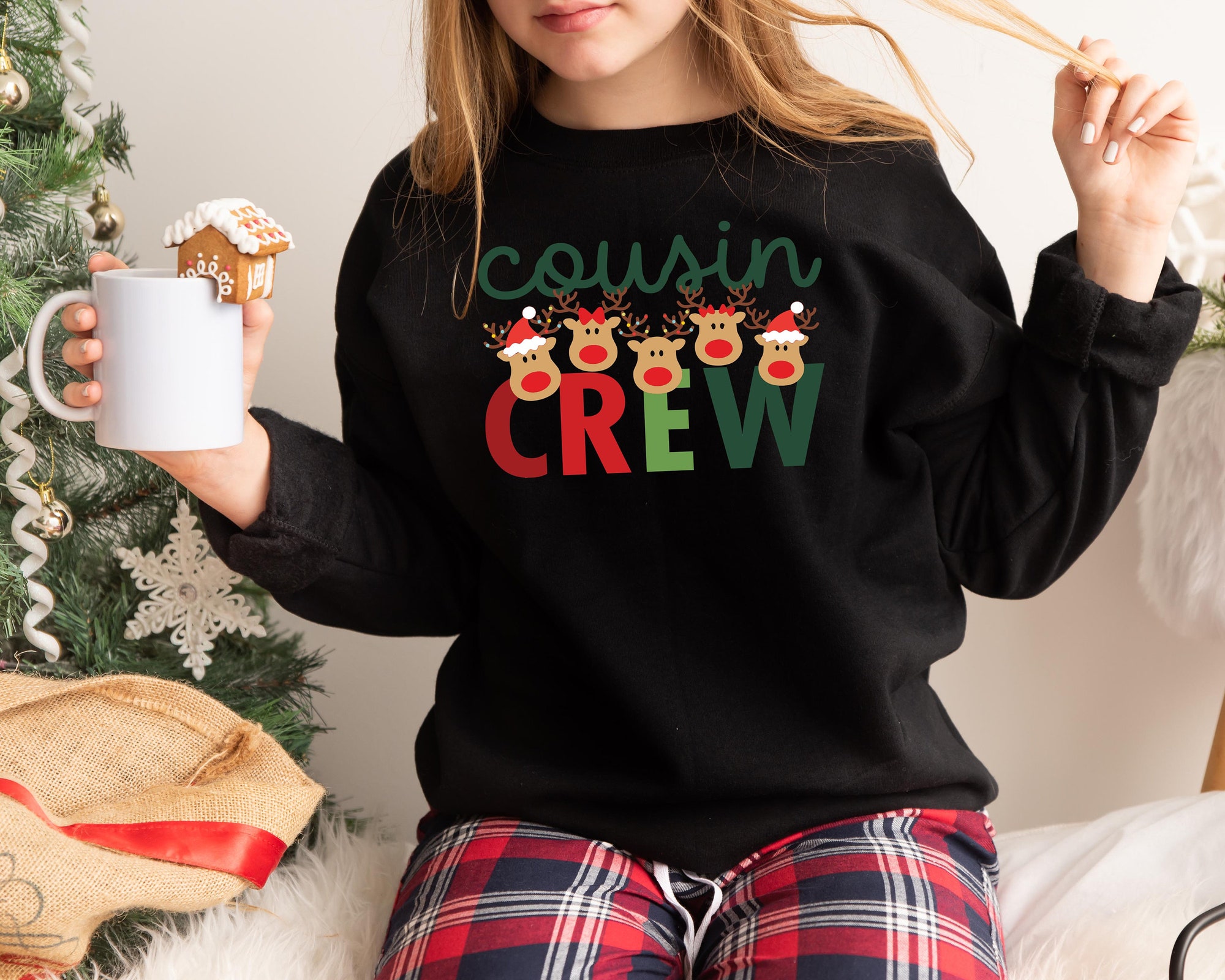 Christmas Cousin Crew Shirt | Holiday Cousin's Gift Tee image 4