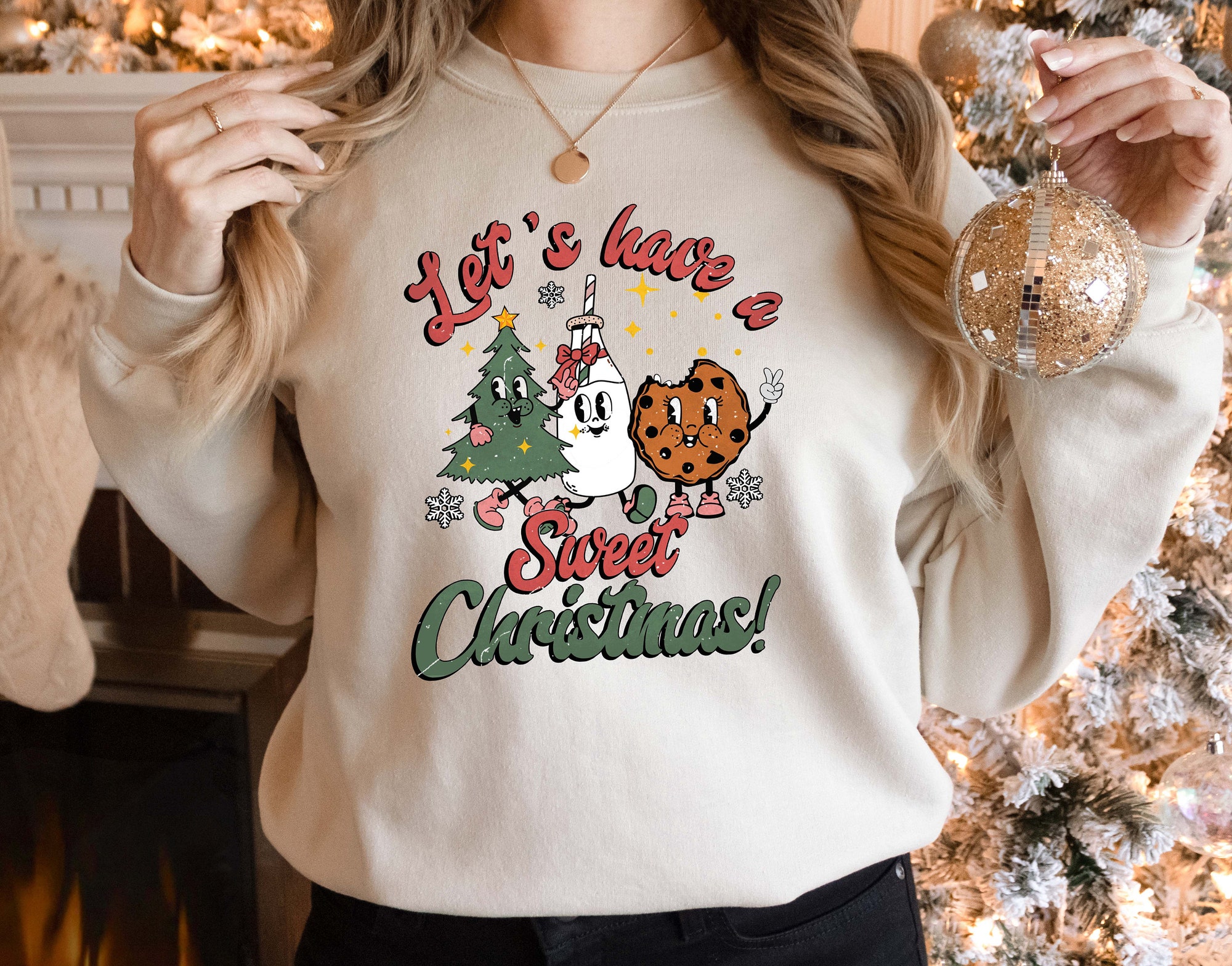 Let's Have A Sweet Christmas Shirt | Tis The Season Sweatshirt image 1