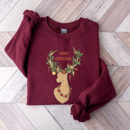 Dance Like Frosty Shine like Rudolph Shirt | Cute Christmas Sweatshirt image 0