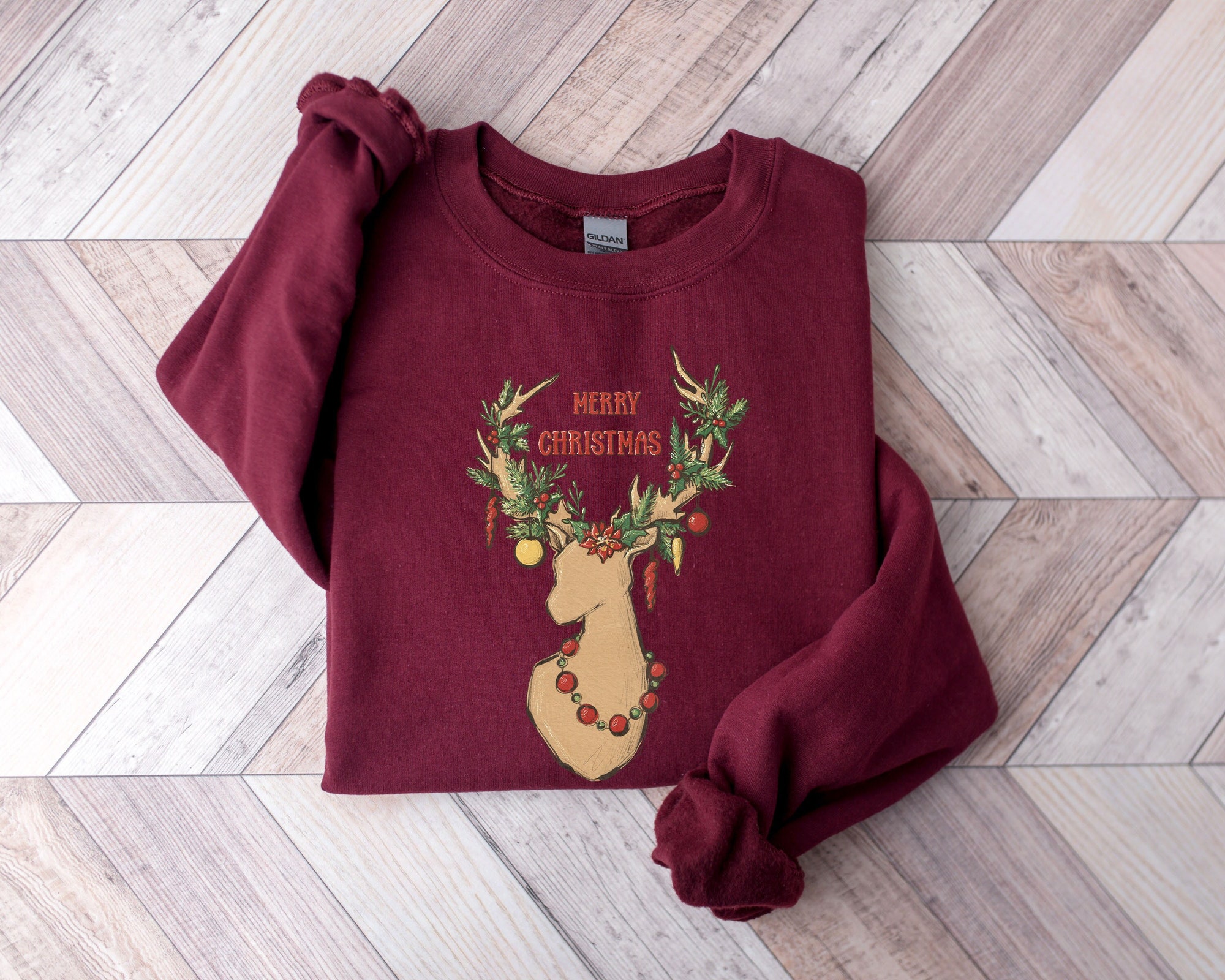 Dance Like Frosty Shine like Rudolph Shirt | Cute Christmas Sweatshirt image 0