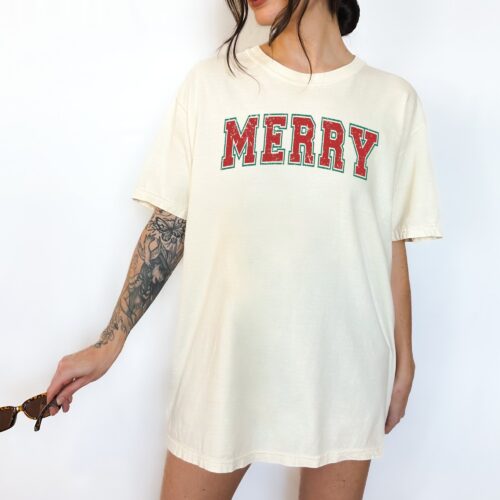 Christmas Shirt for Women - Festive Holiday Crewneck image 0