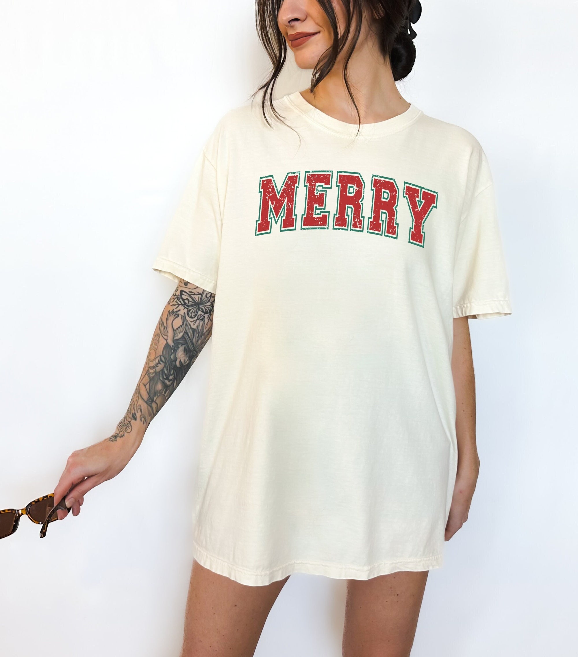Christmas Shirt for Women - Festive Holiday Crewneck image 0