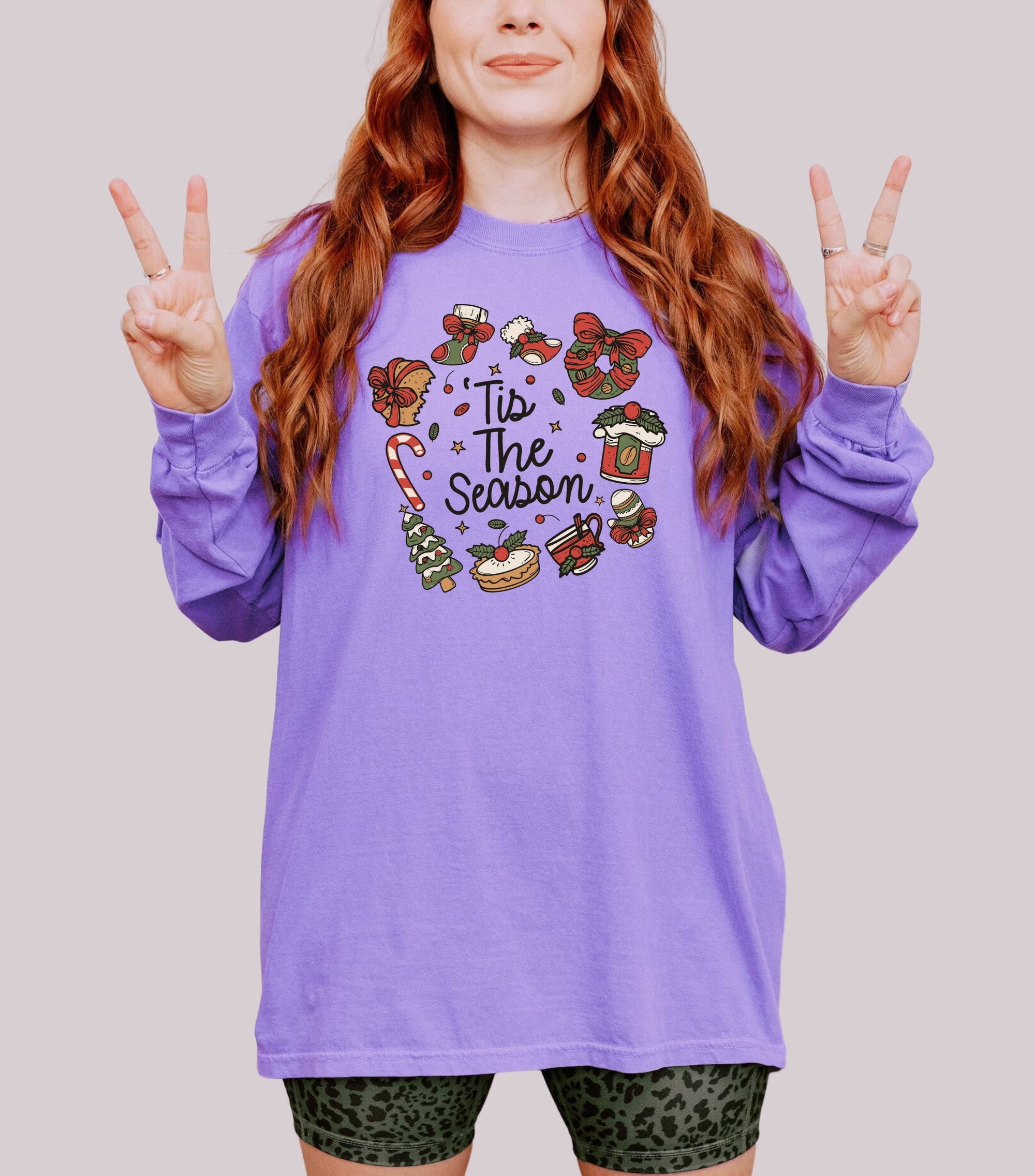 Tis The Season Christmas Shirt: Cozy Holiday Apparel" image 4