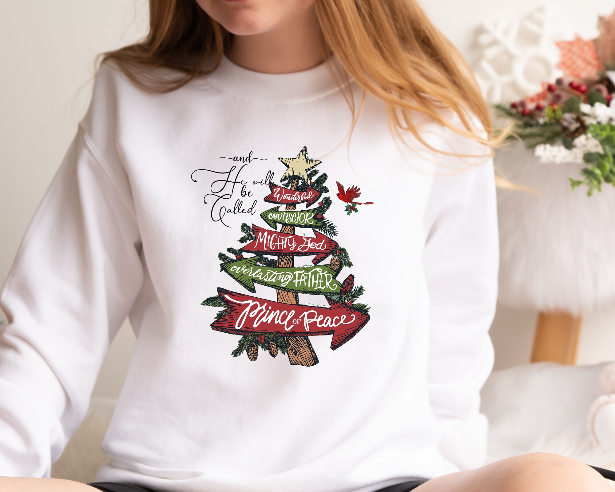 Jesus Is The Reason For The Season Sweatshirt | Christian Christmas Gift image 4