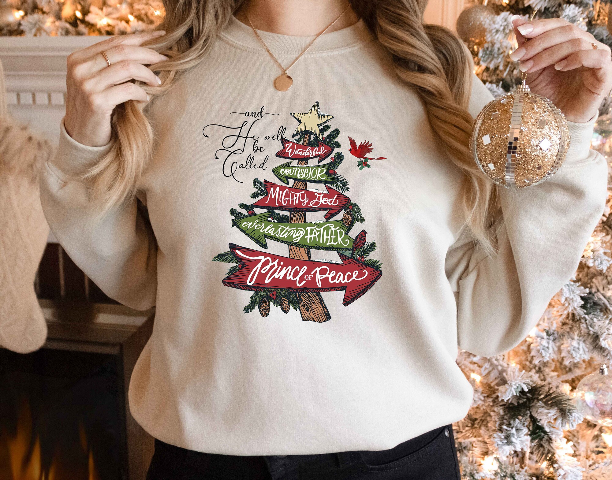 Jesus Is The Reason For The Season Sweatshirt | Christian Christmas Gift image 3