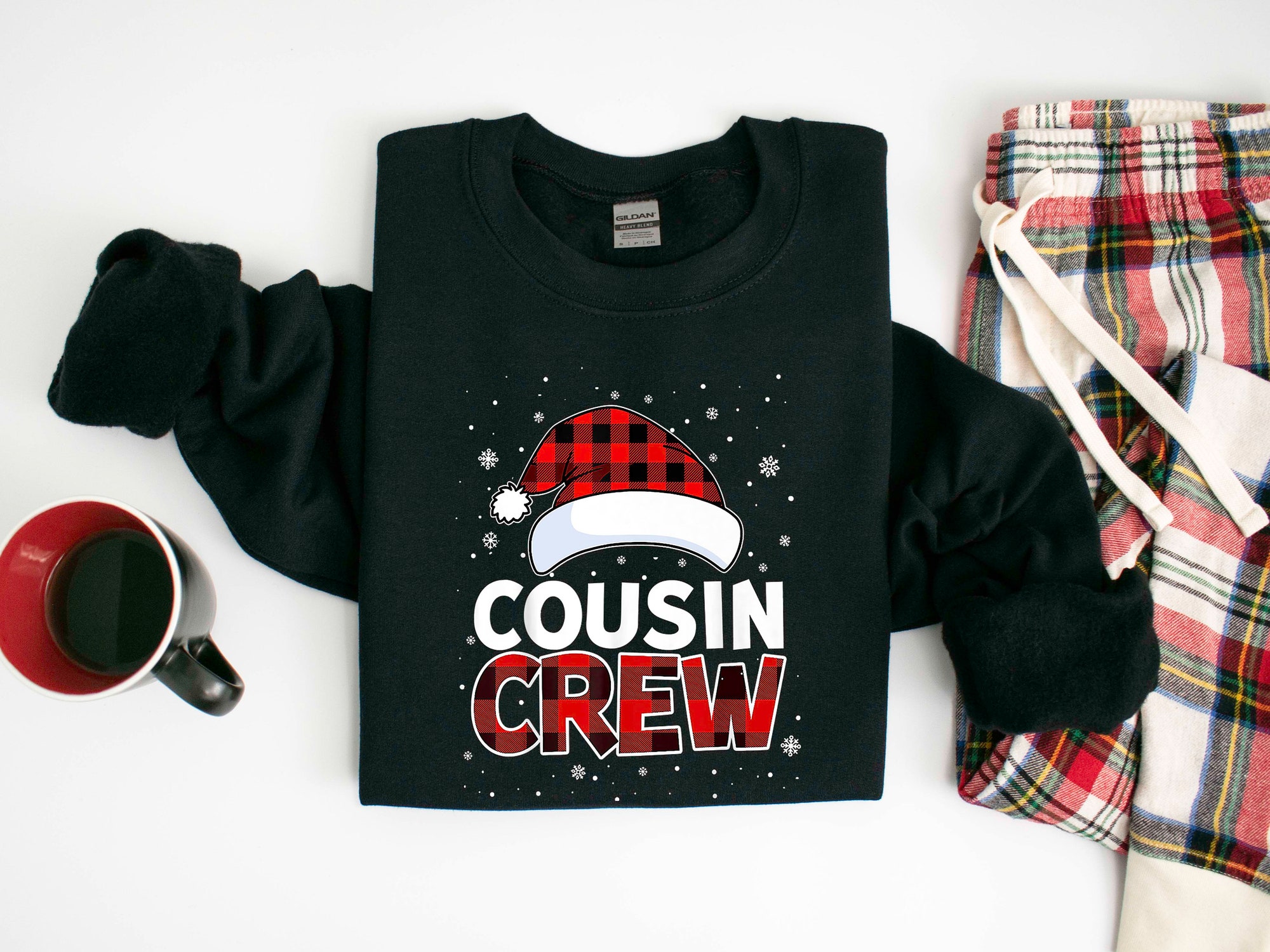 Christmas Cousin Crew Shirt | Cousin's Holiday Gift Tee image 1