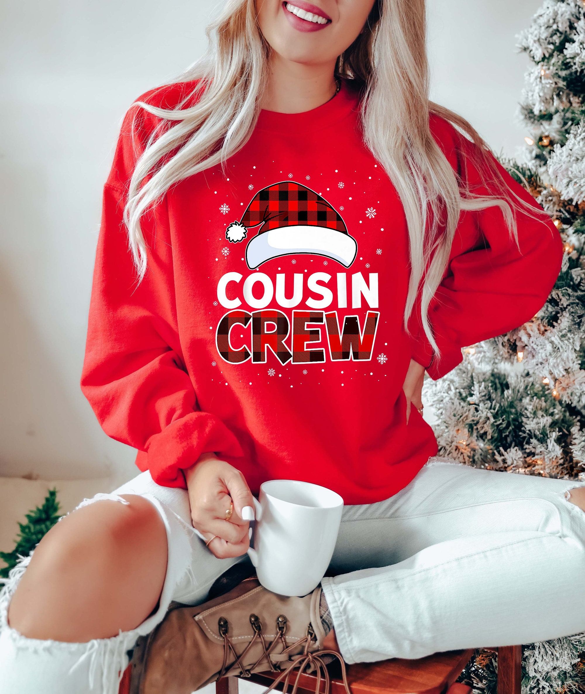 Christmas Cousin Crew Shirt | Cousin's Holiday Gift Tee image 3