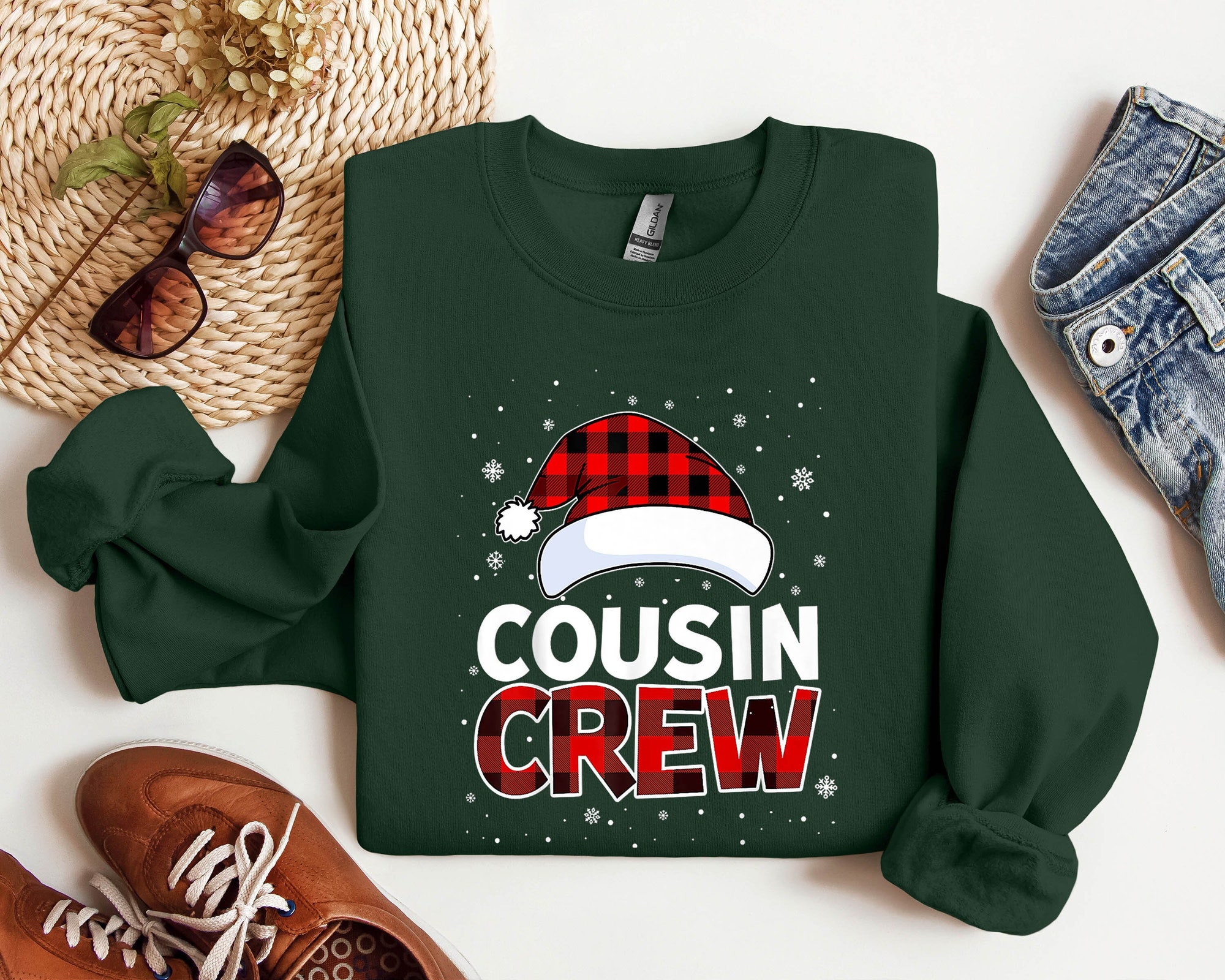 Christmas Cousin Crew Shirt | Cousin's Holiday Gift Tee image 0
