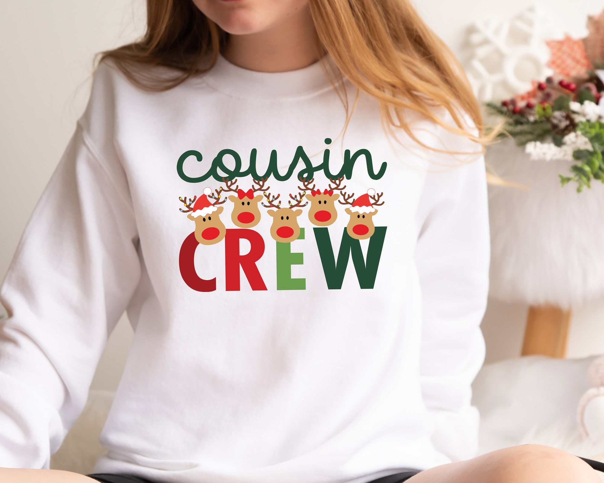 Christmas Cousin Crew Shirt | Holiday Cousin's Gift Tee image 1