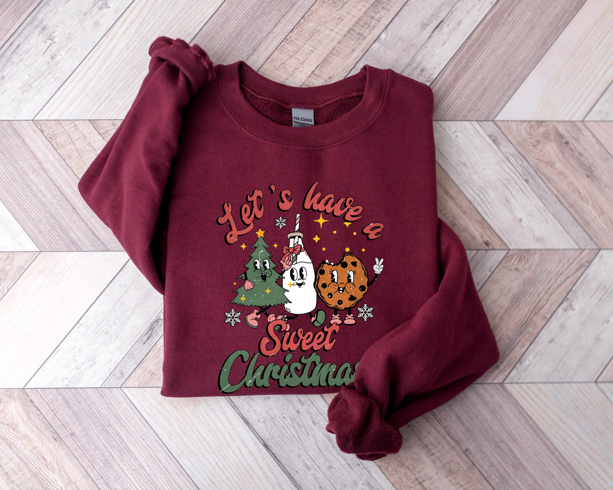 Let's Have A Sweet Christmas Shirt | Tis The Season Sweatshirt image 2