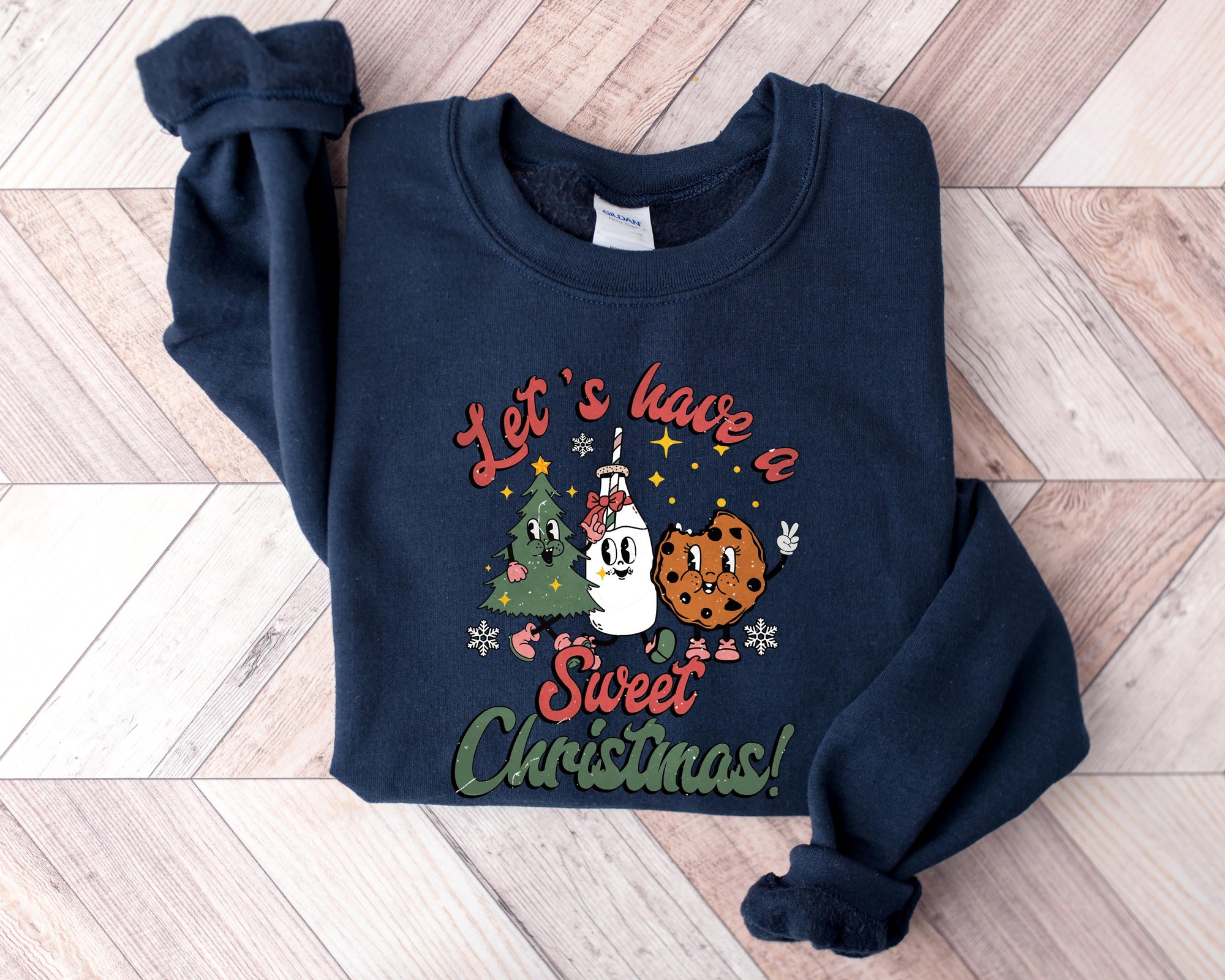 Let's Have A Sweet Christmas Shirt | Tis The Season Sweatshirt image 3