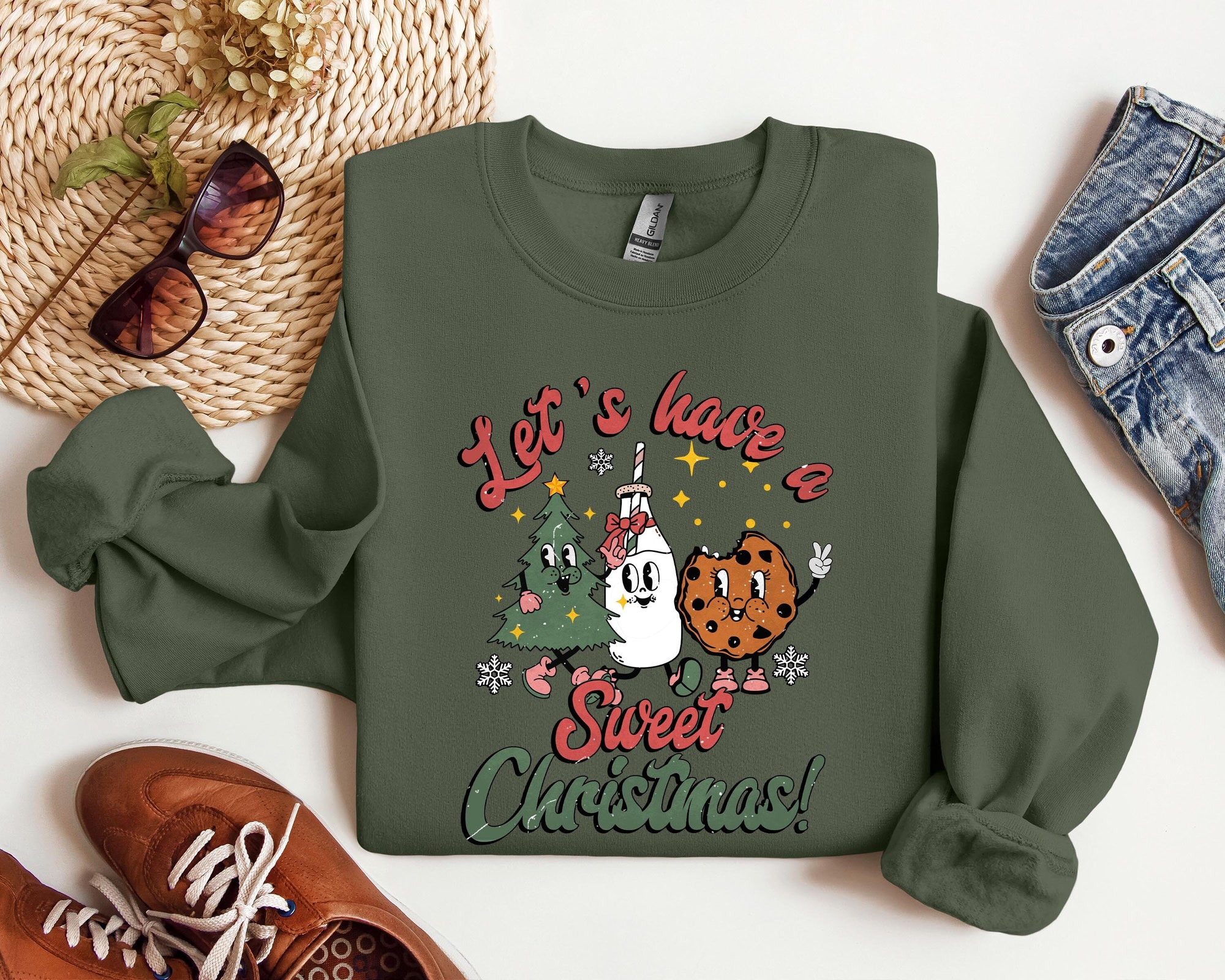 Let's Have A Sweet Christmas Shirt | Tis The Season Sweatshirt image 0