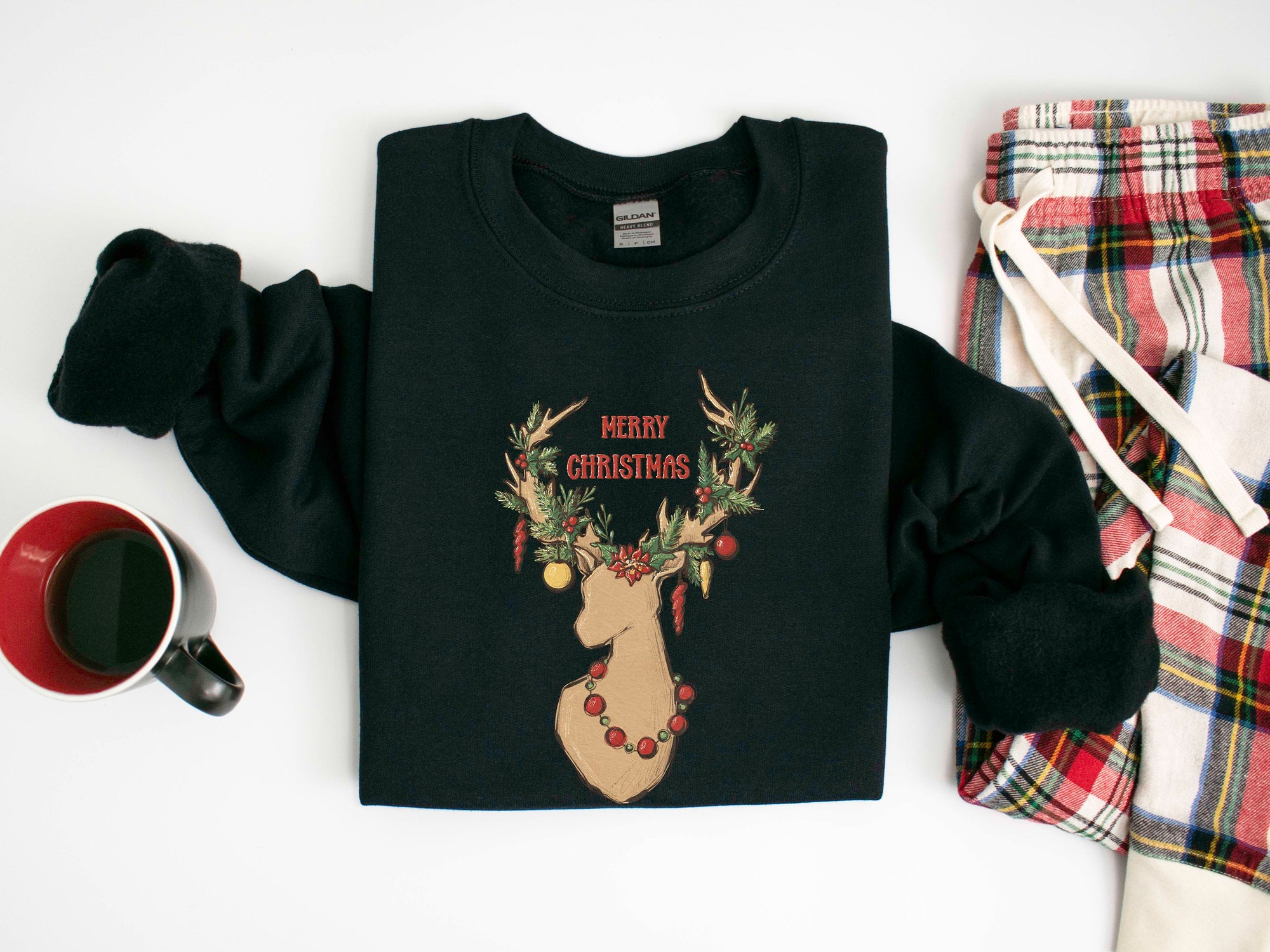 Dance Like Frosty Shine like Rudolph Shirt | Cute Christmas Sweatshirt image 1