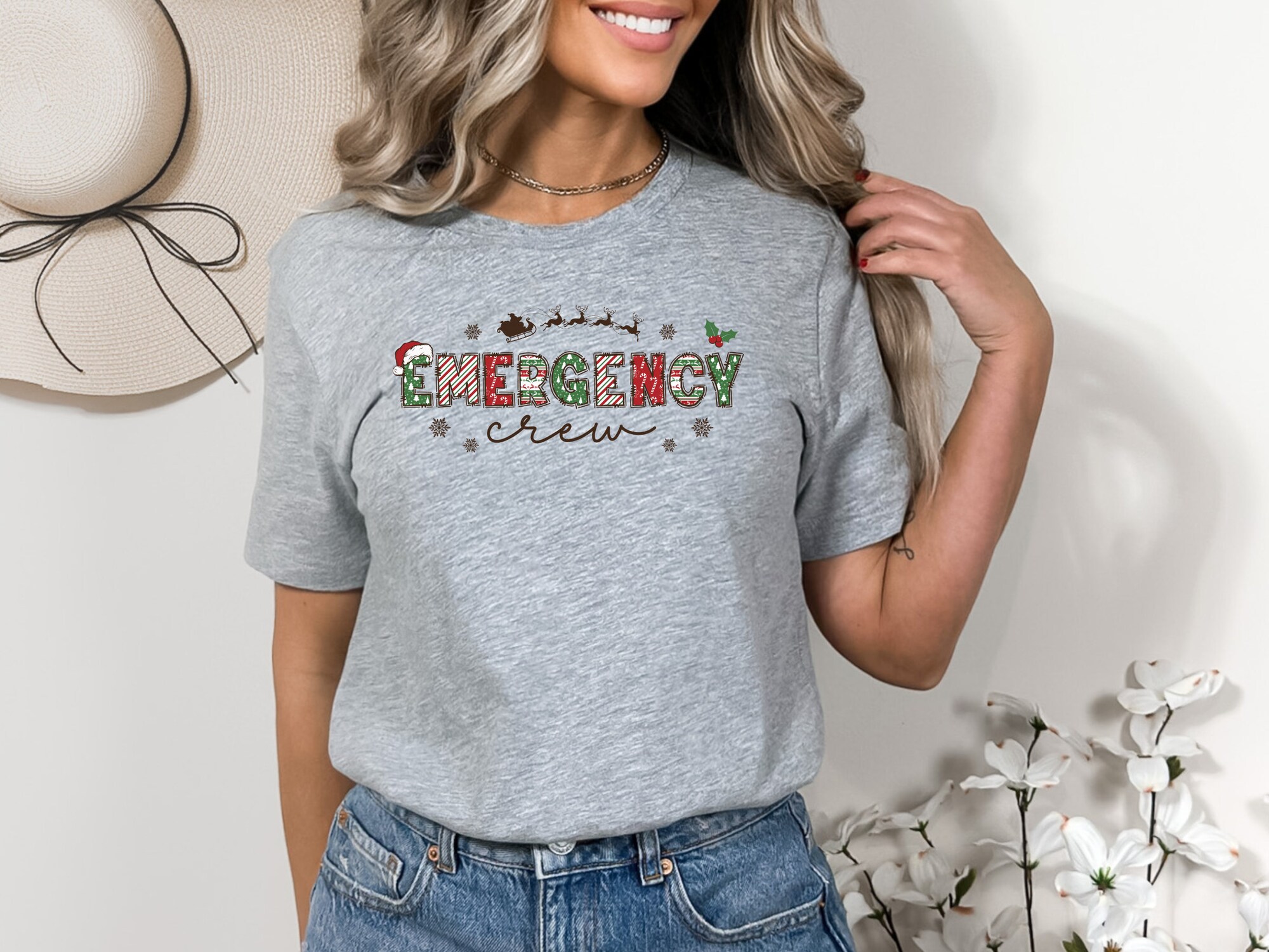 Christmas ER Nurse & Tech Shirts: Perfect Gift for Emergency Crew image 5