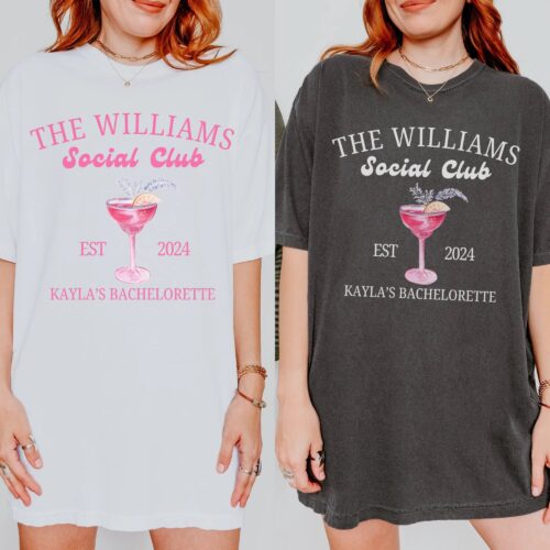 Custom Name Cocktail Bachelorette Shirt Bach Tee image 0