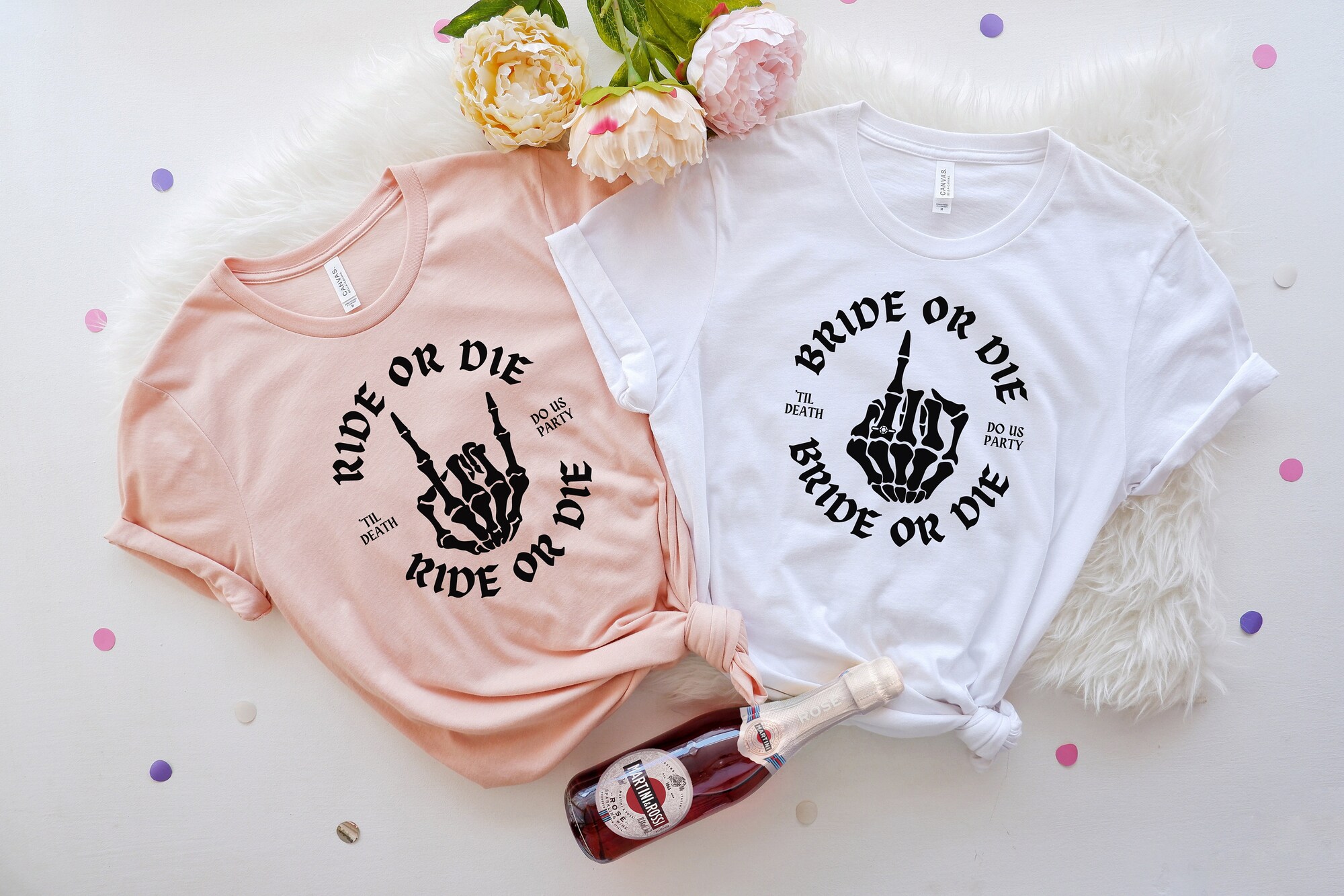 Bride Or Die Shirt - Bridal Party Bachelorette & Bridesmaid Gifts image 1