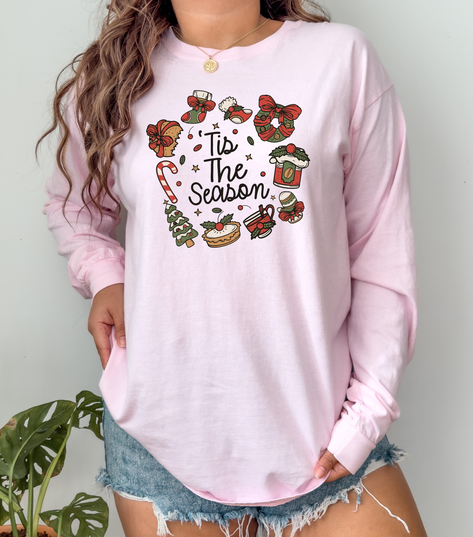 Tis The Season Christmas Shirt: Cozy Holiday Apparel" image 3