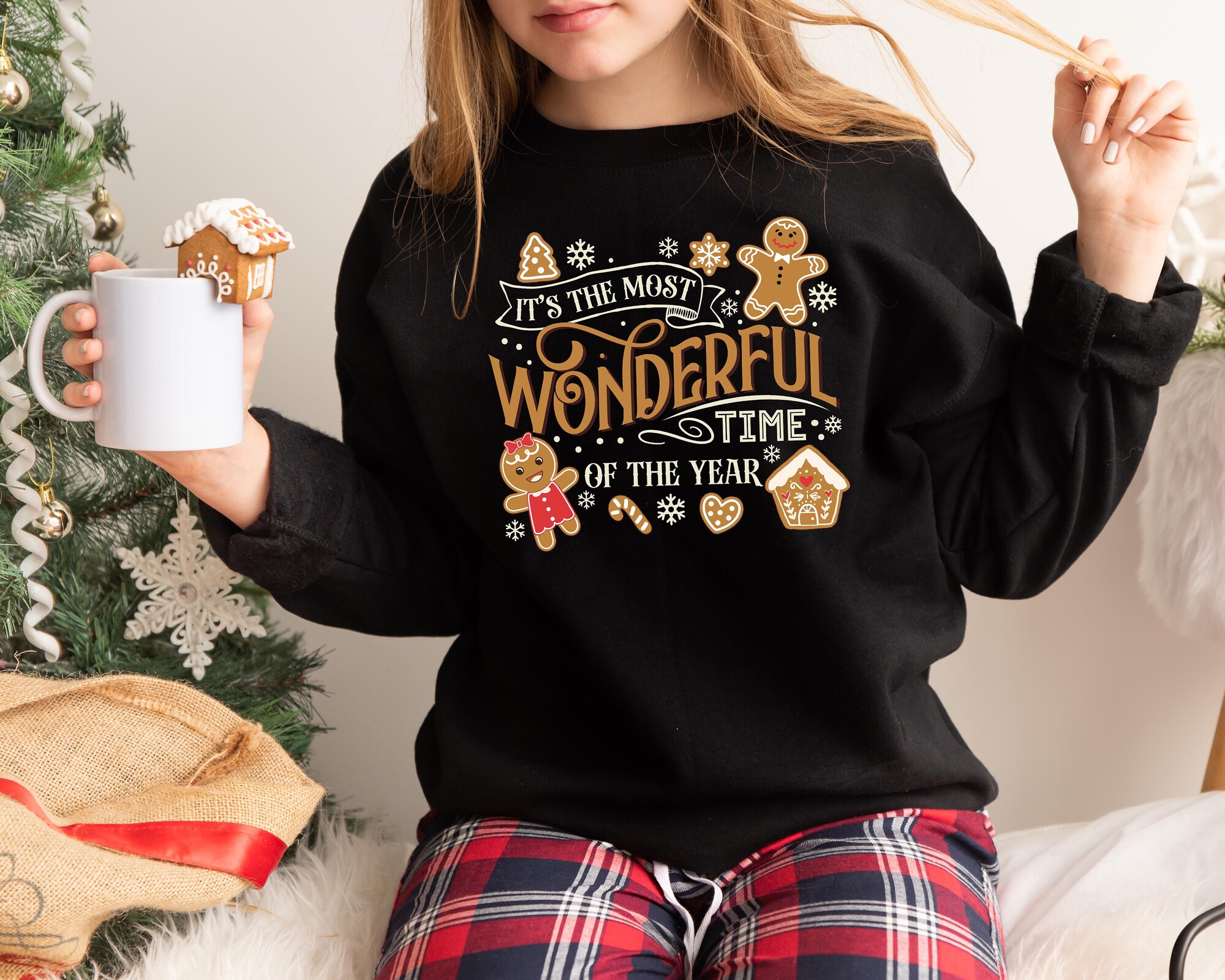 It's The Most Wonderful Time Of The Year Sweatshirt | Christmas Crewneck Sweater image 1