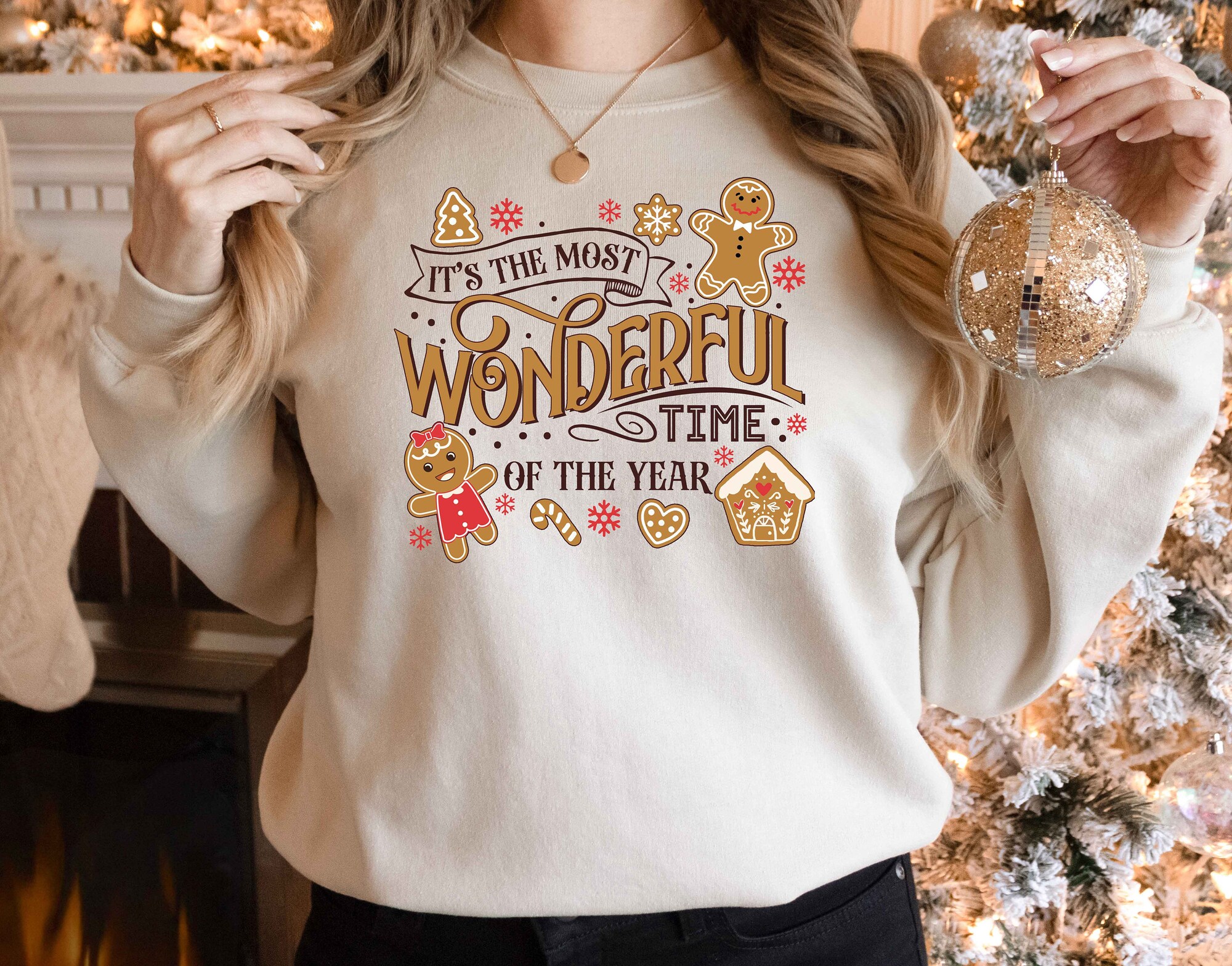 It's The Most Wonderful Time Of The Year Sweatshirt | Christmas Crewneck Sweater image 2