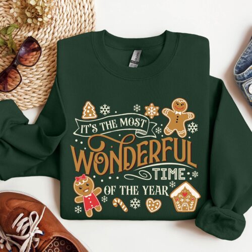 It's The Most Wonderful Time Of The Year Sweatshirt | Christmas Crewneck Sweater image 0