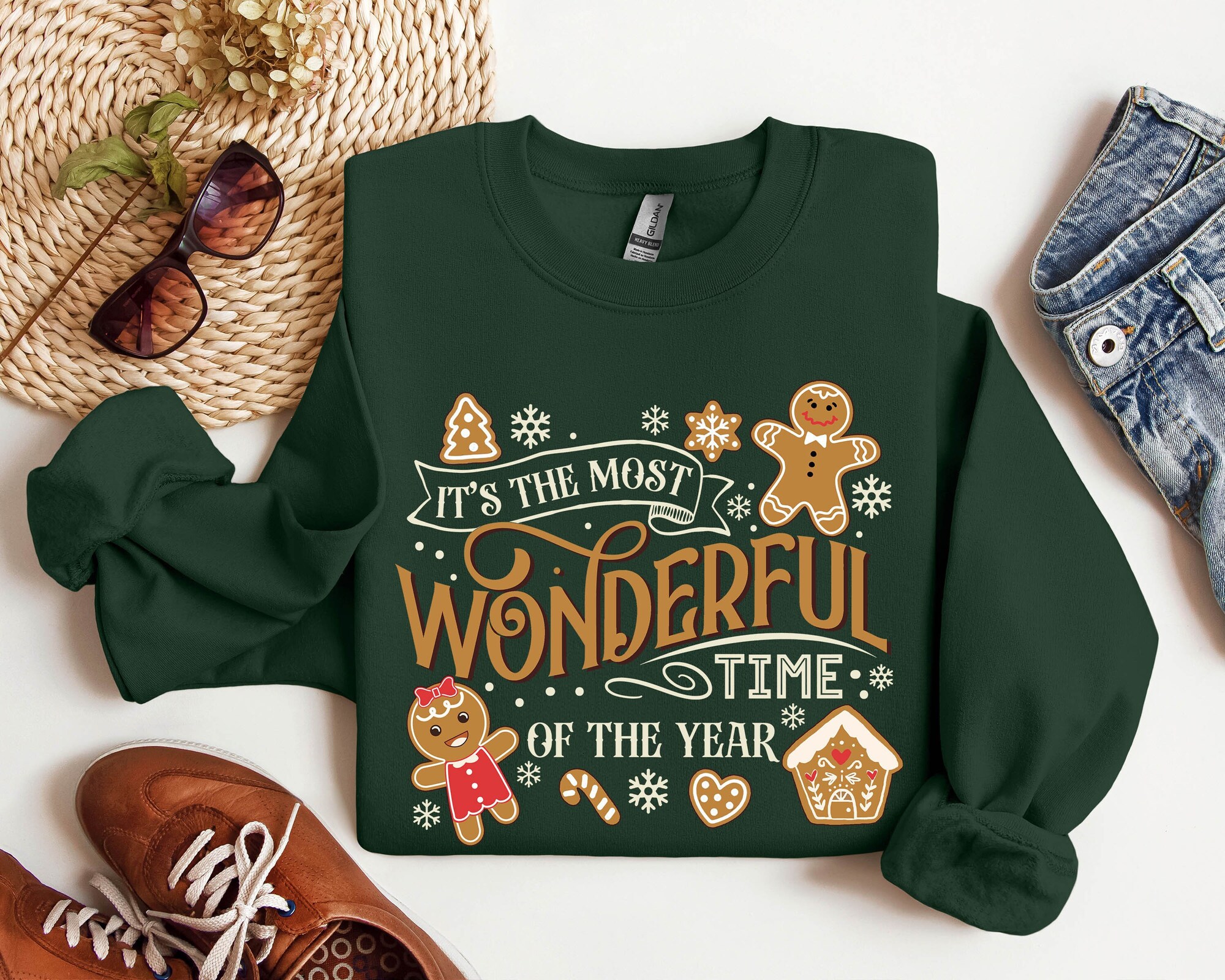 It's The Most Wonderful Time Of The Year Sweatshirt | Christmas Crewneck Sweater image 0