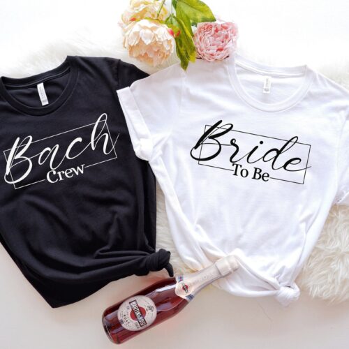 Bach Crew & Bride To Be Shirts Bachelorette & Engagement Tees image 0