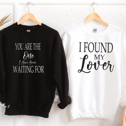 Trendy Bachelorette & Bridal Shower Sweatshirts - Love Story V-Day Lyrics image 0