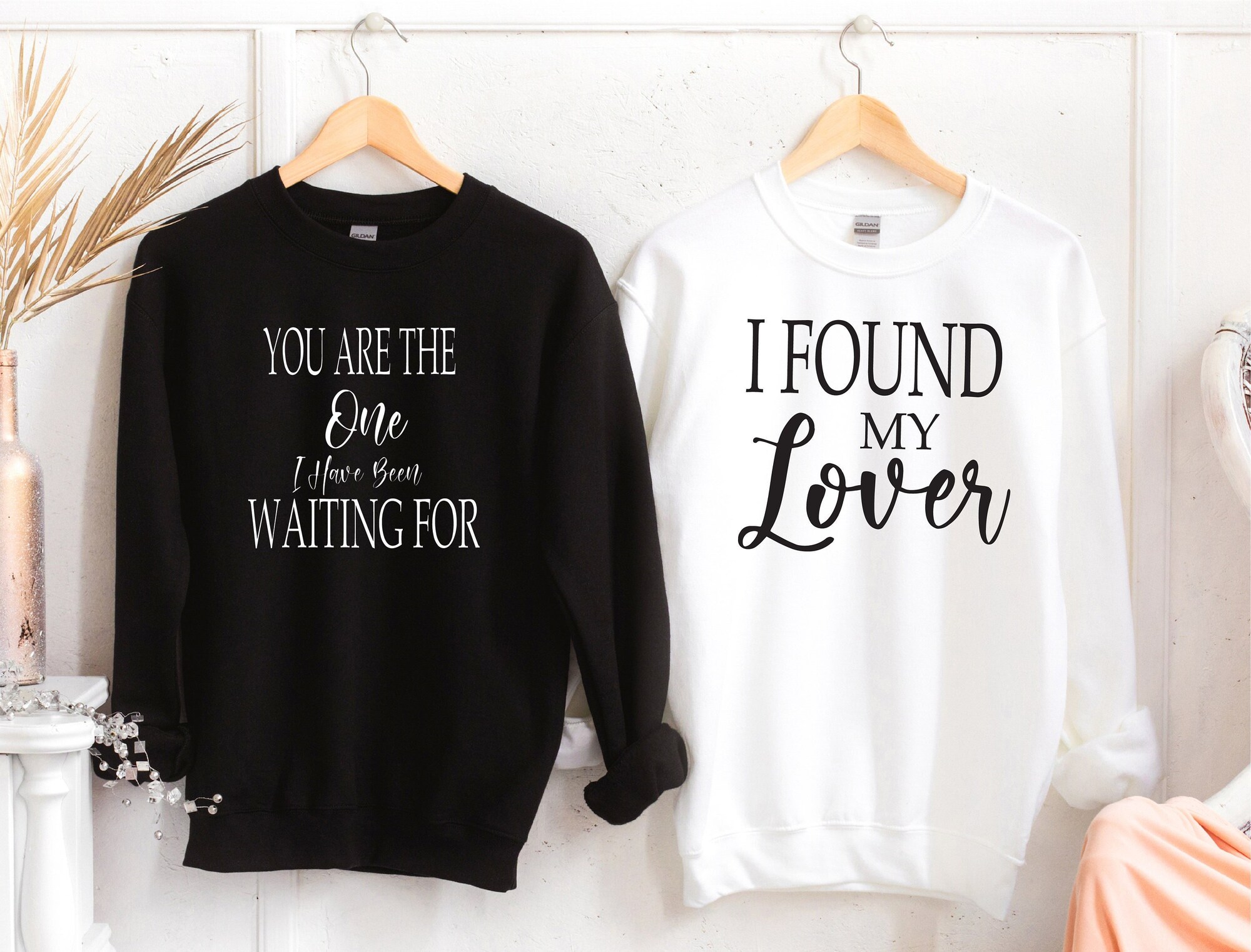 Trendy Bachelorette & Bridal Shower Sweatshirts - Love Story V-Day Lyrics image 0