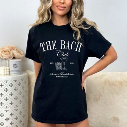 Luxury Bach Club: Personalized Bachelorette Party Shirts image 0