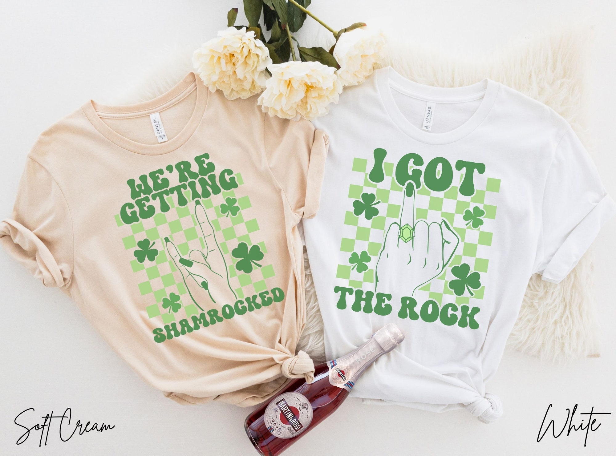 St. Patrick's Bachelorette Tees - Shamrocked Irish Bride Shirts image 2