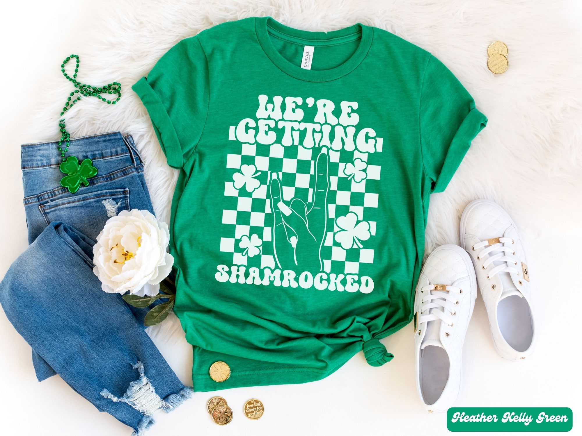 St. Patrick's Bachelorette Tees - Shamrocked Irish Bride Shirts image 3