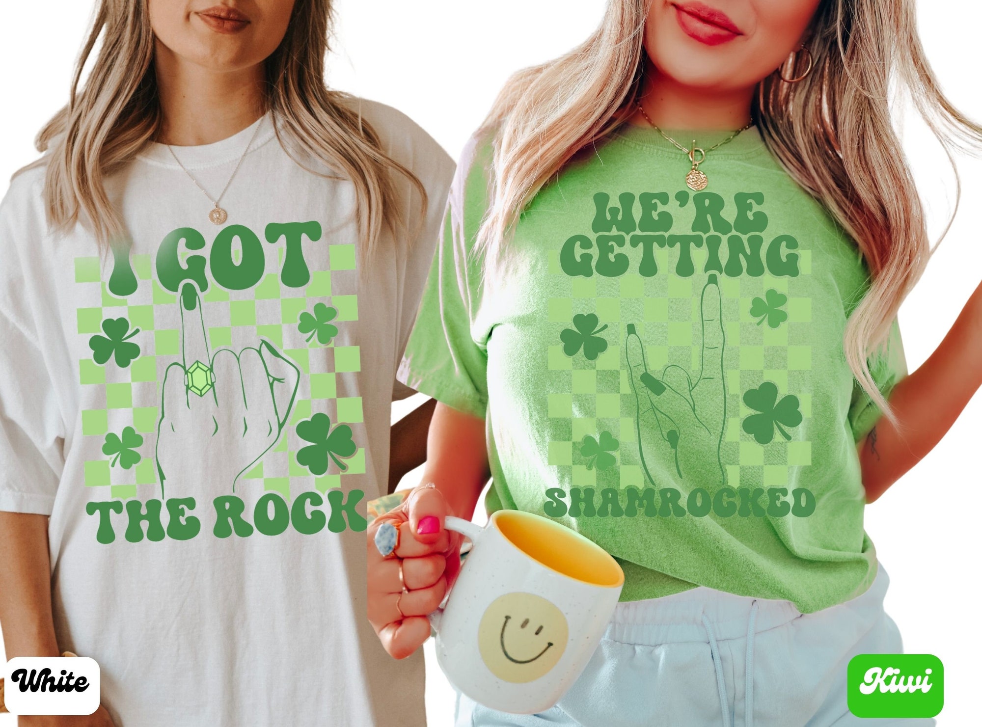 St. Patrick's Bachelorette Shirts - Get Shamrocked Irish Tees image 3