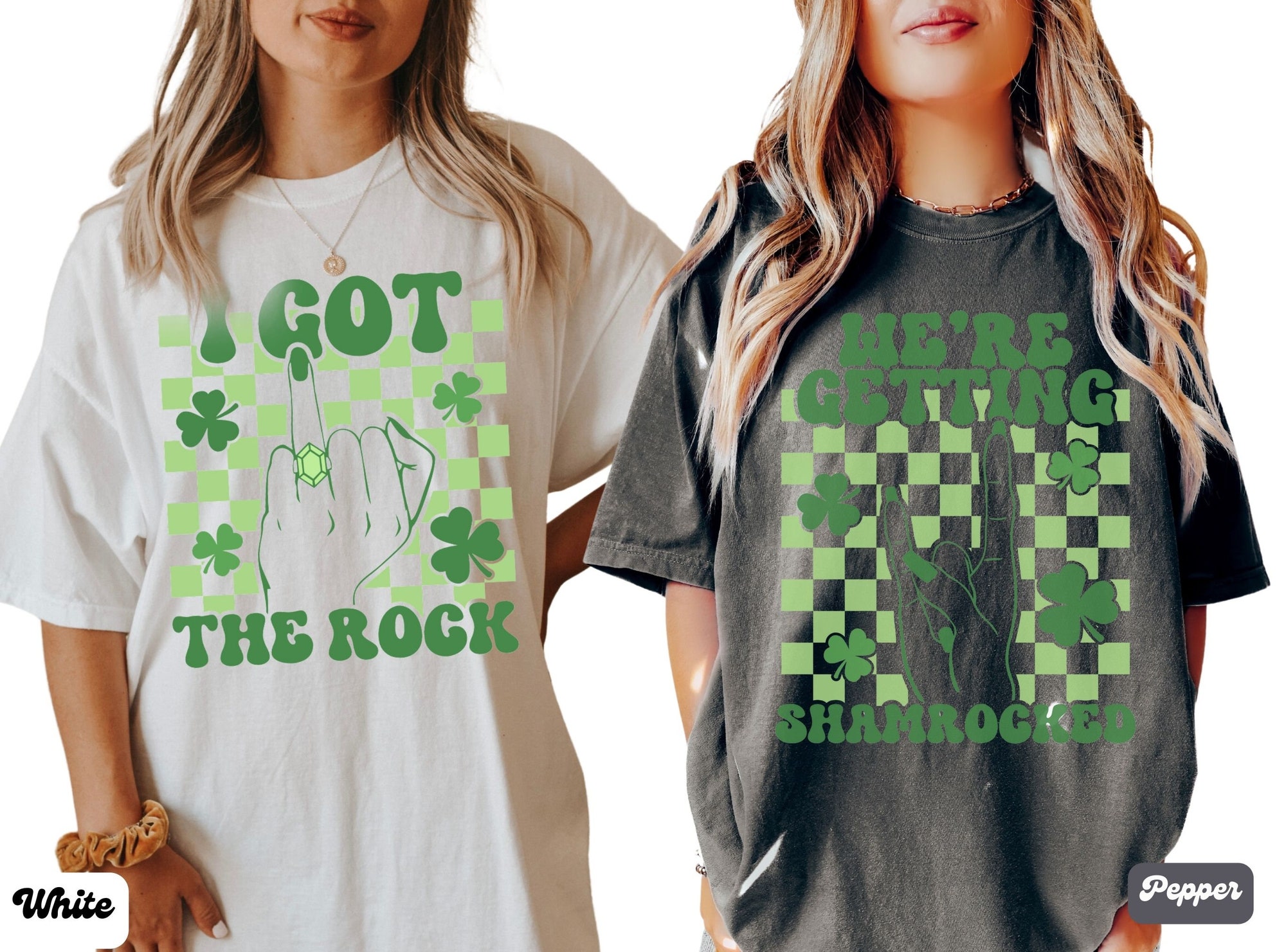 St. Patrick's Bachelorette Shirts - Get Shamrocked Irish Tees image 2