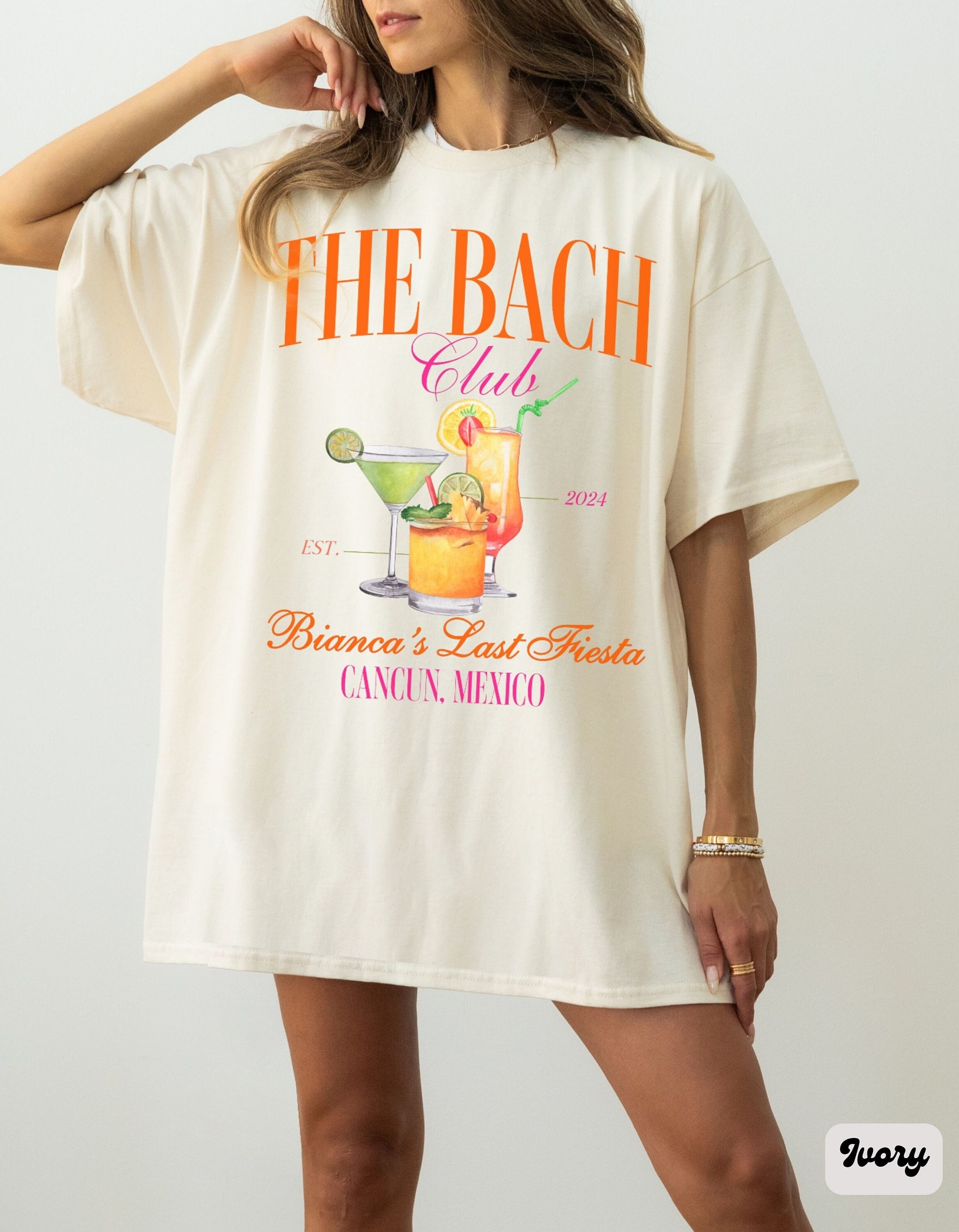 Fiesta & Tequila Bachelorette Party Shirts - Mexico Girls Trip image 0