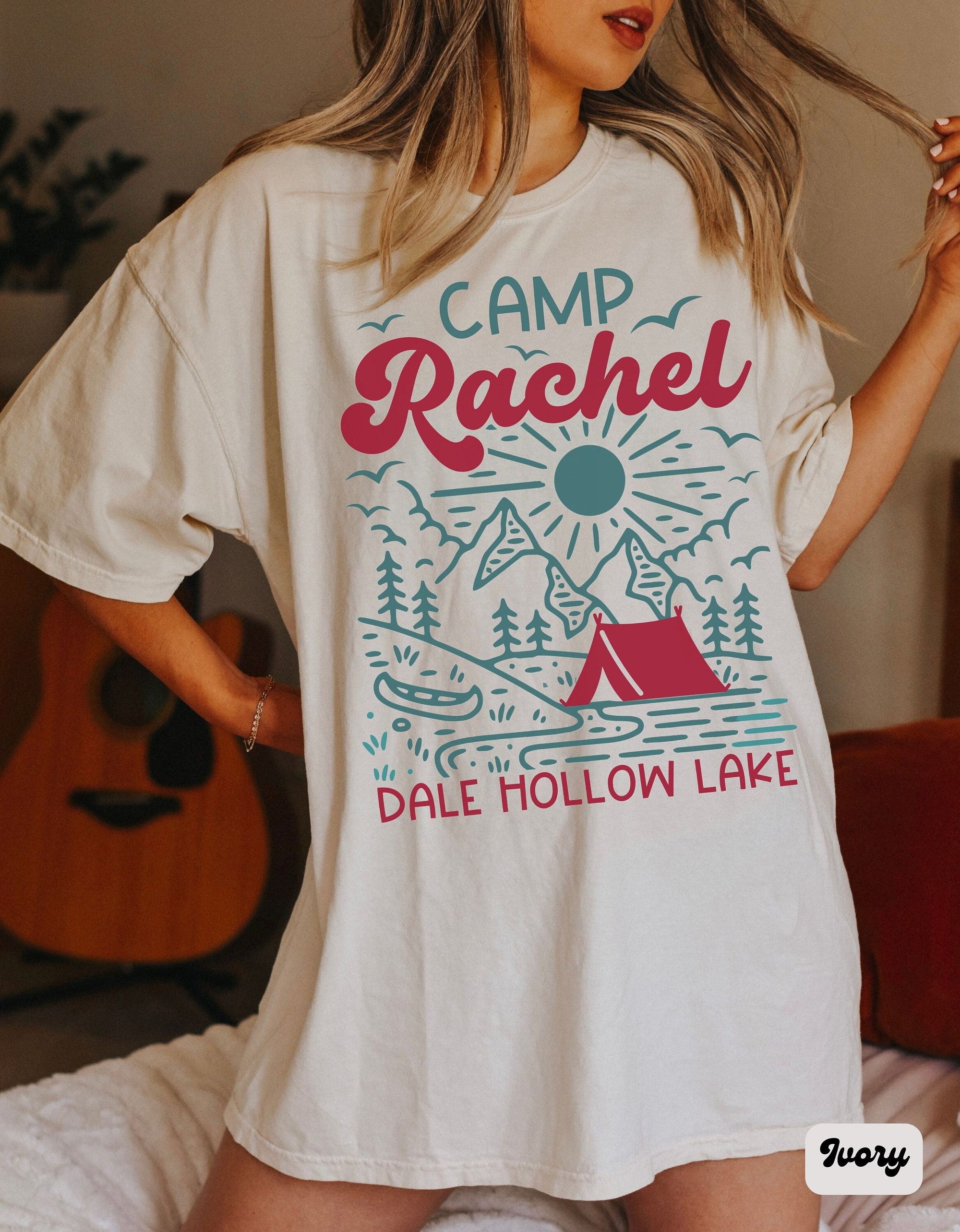 Retro Camp & Outdoor Mountain Bachelorette Party Tees image 0