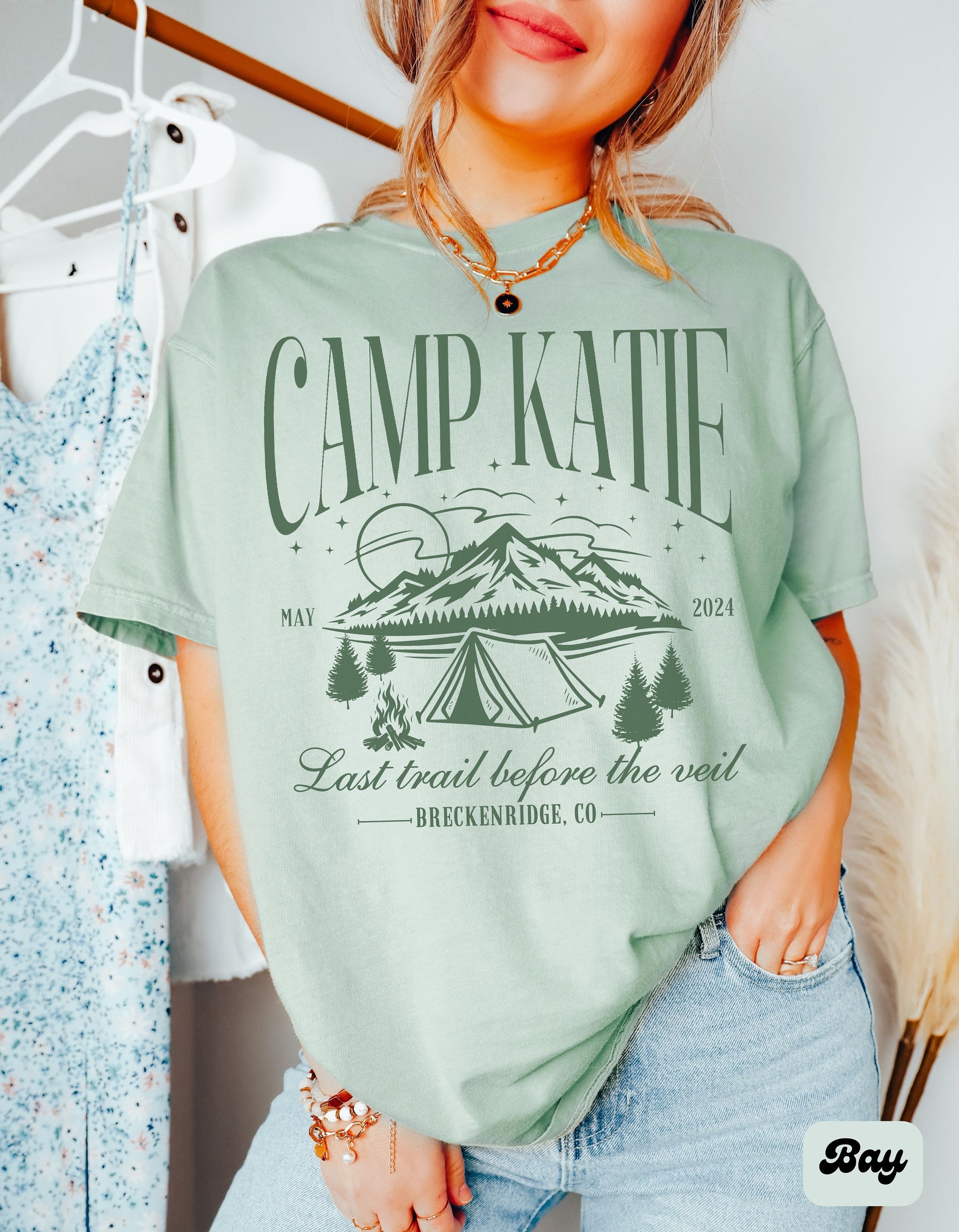 Custom Camp Bachelorette & Mountain Bride Party Tees image 6